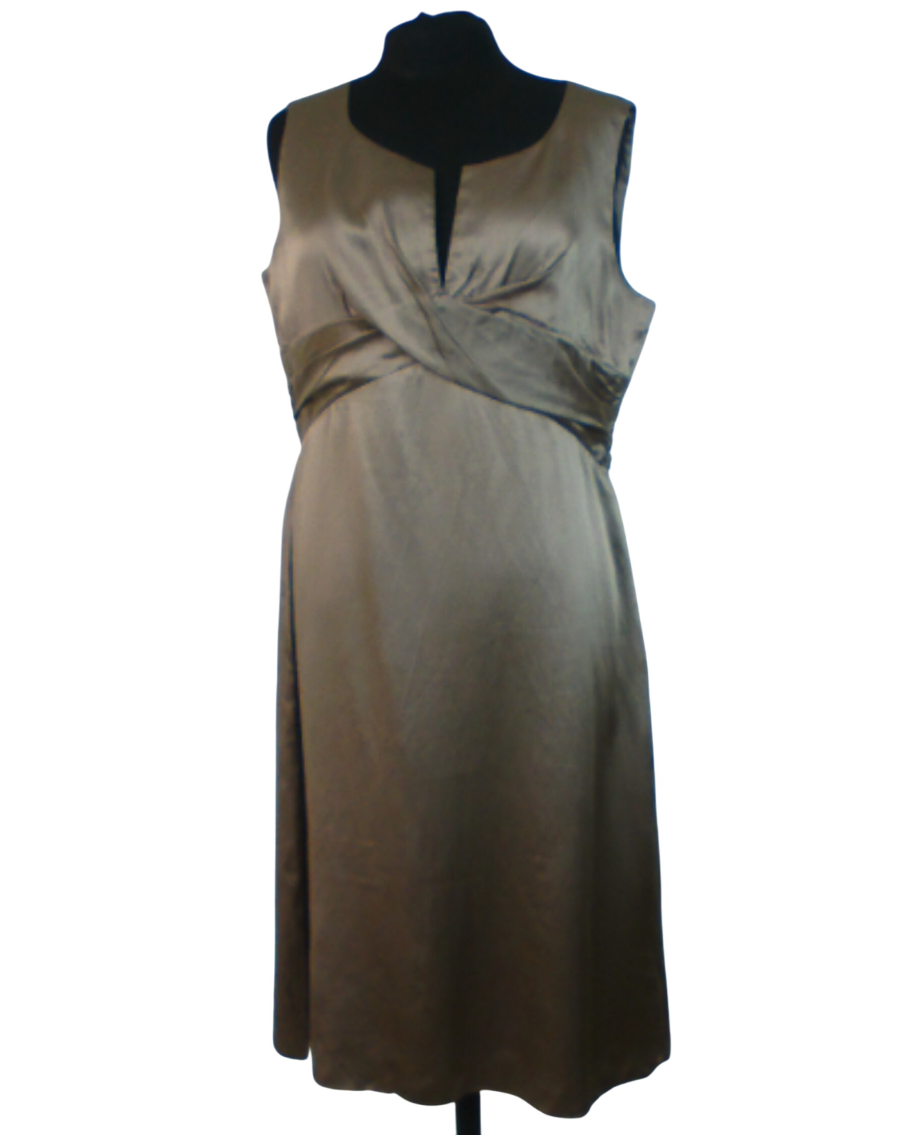 Robe , marron, 100% soie, taille 44 - alain manoukian - Modalova