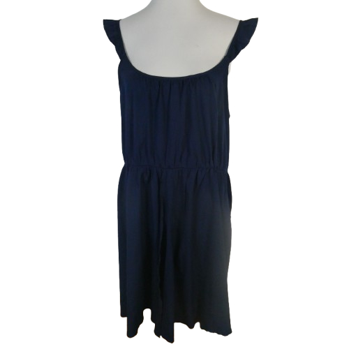Vila robe bleue marine à bretelles - taille L - Photo 1