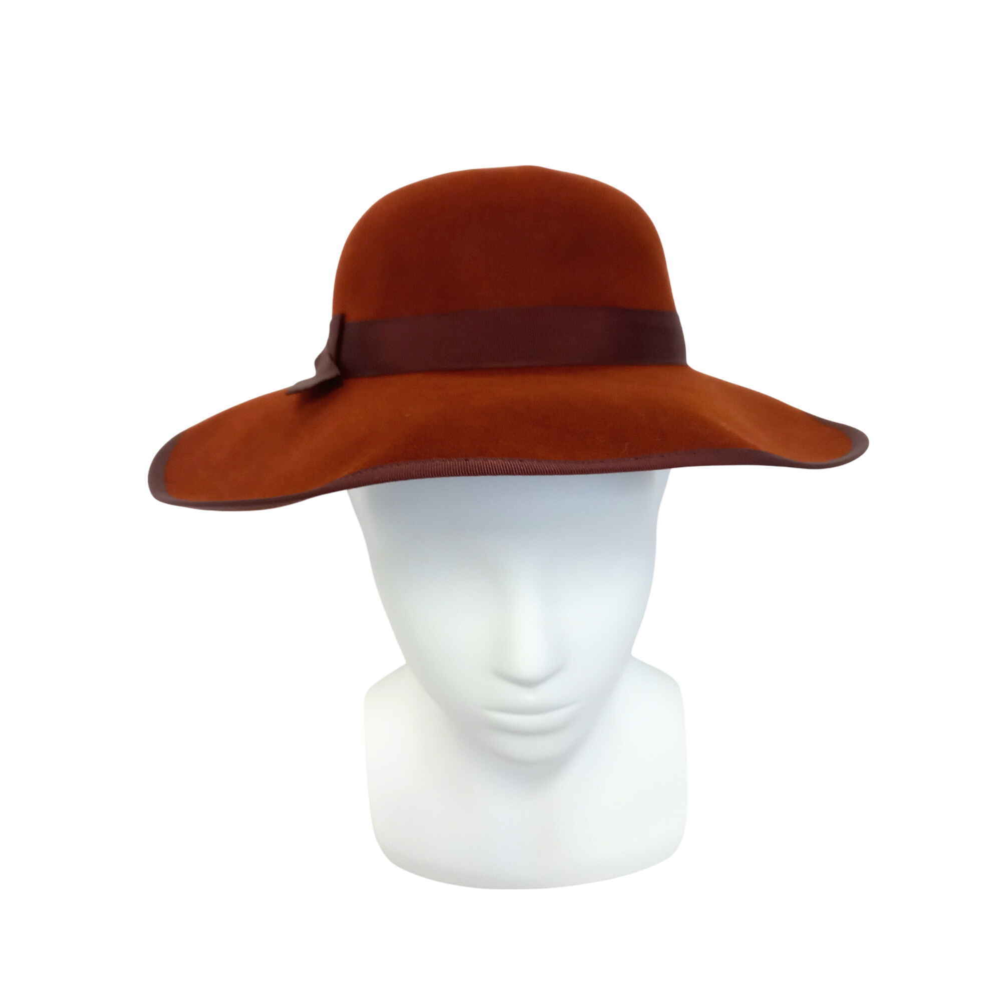 Chapeau Feutre Cacharel World Paris Années 70 - Couleur Or, Taille 57, Neuf Vintage