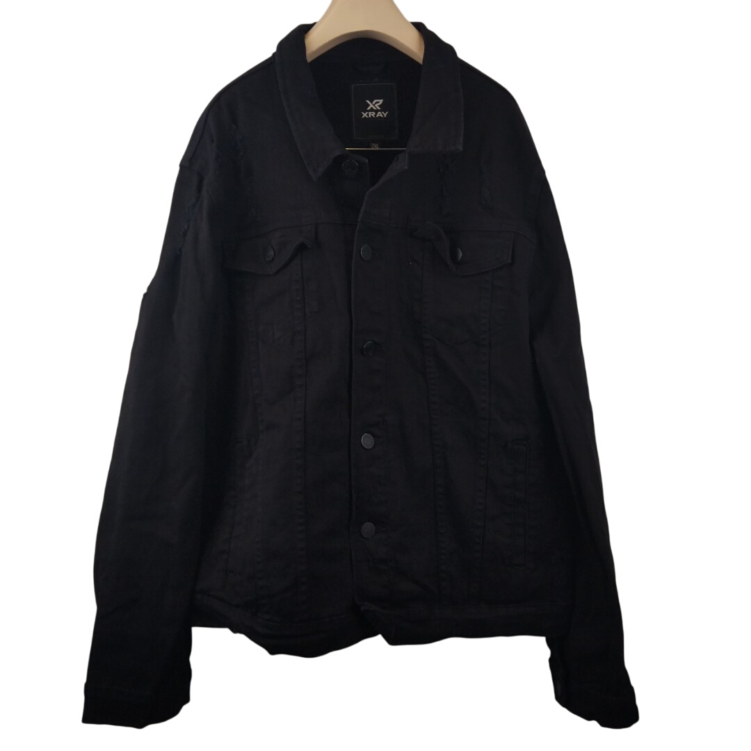 Xr Xray Jeans - veste en jeans noire en coton - Taille 2XL - Photo 0