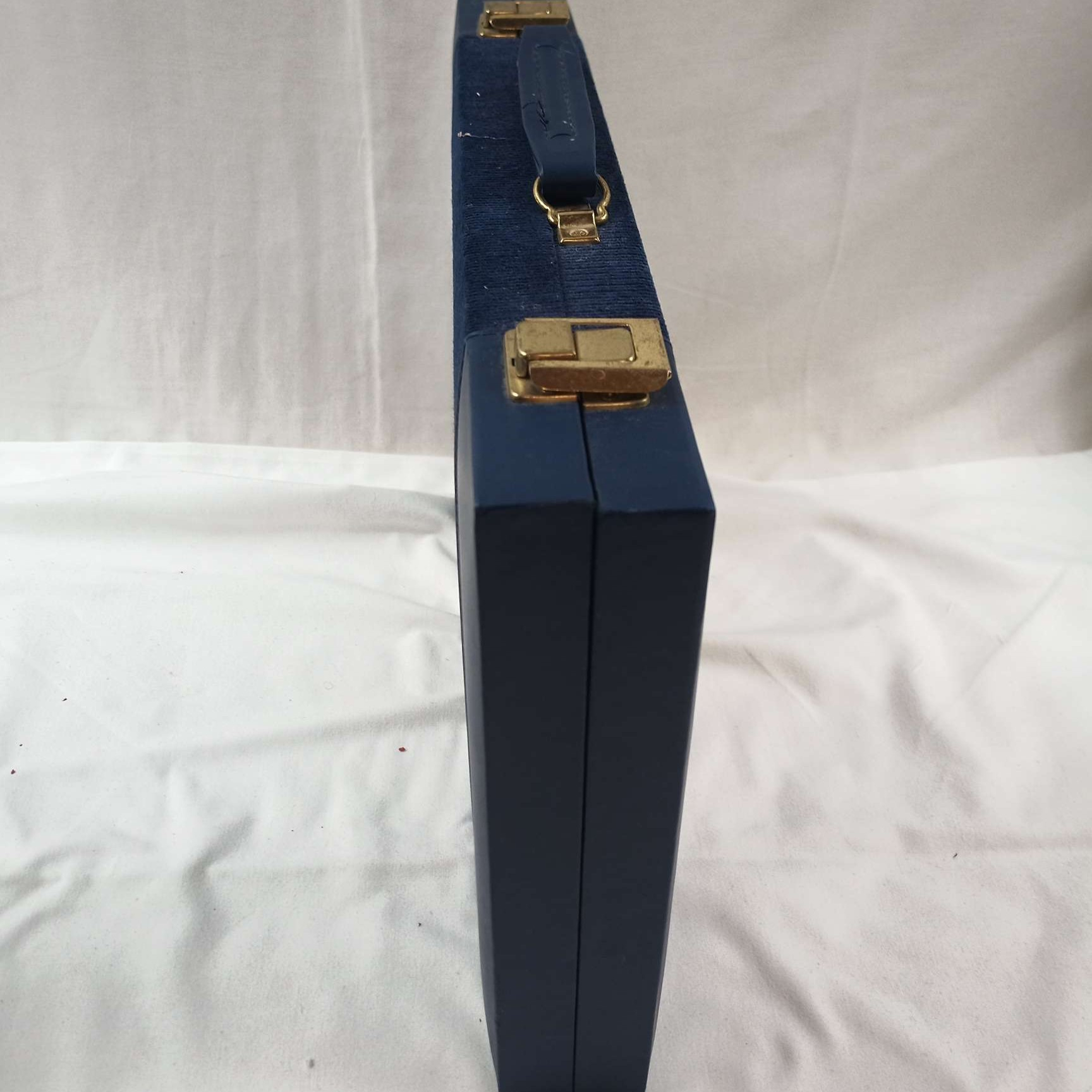 Malette de jeu backgammon bleue Bon état - Vue 2 - 