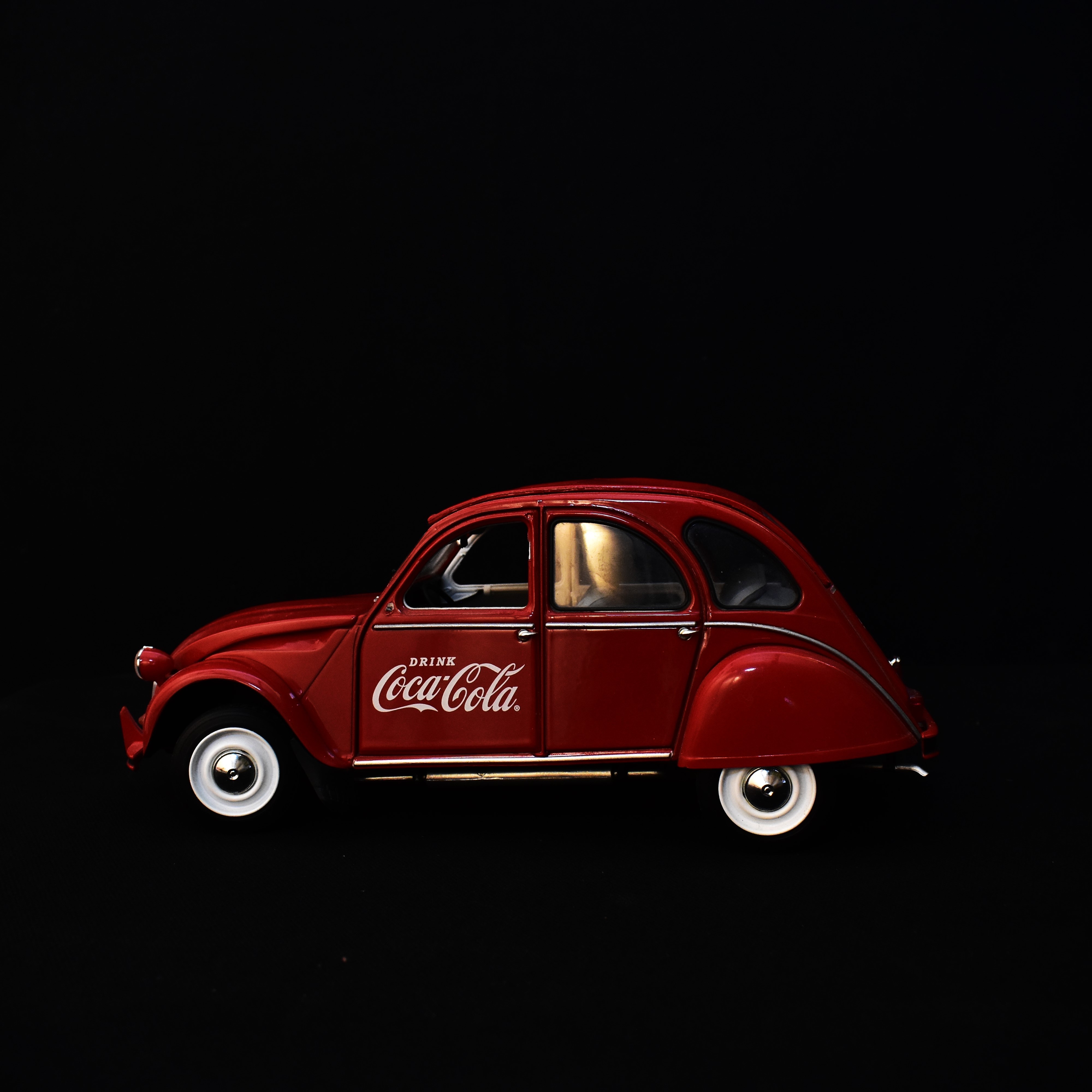 Miniature 1/18e Solido Citroën 2cv-Coca Cola Très bon état - Vue 3 - 