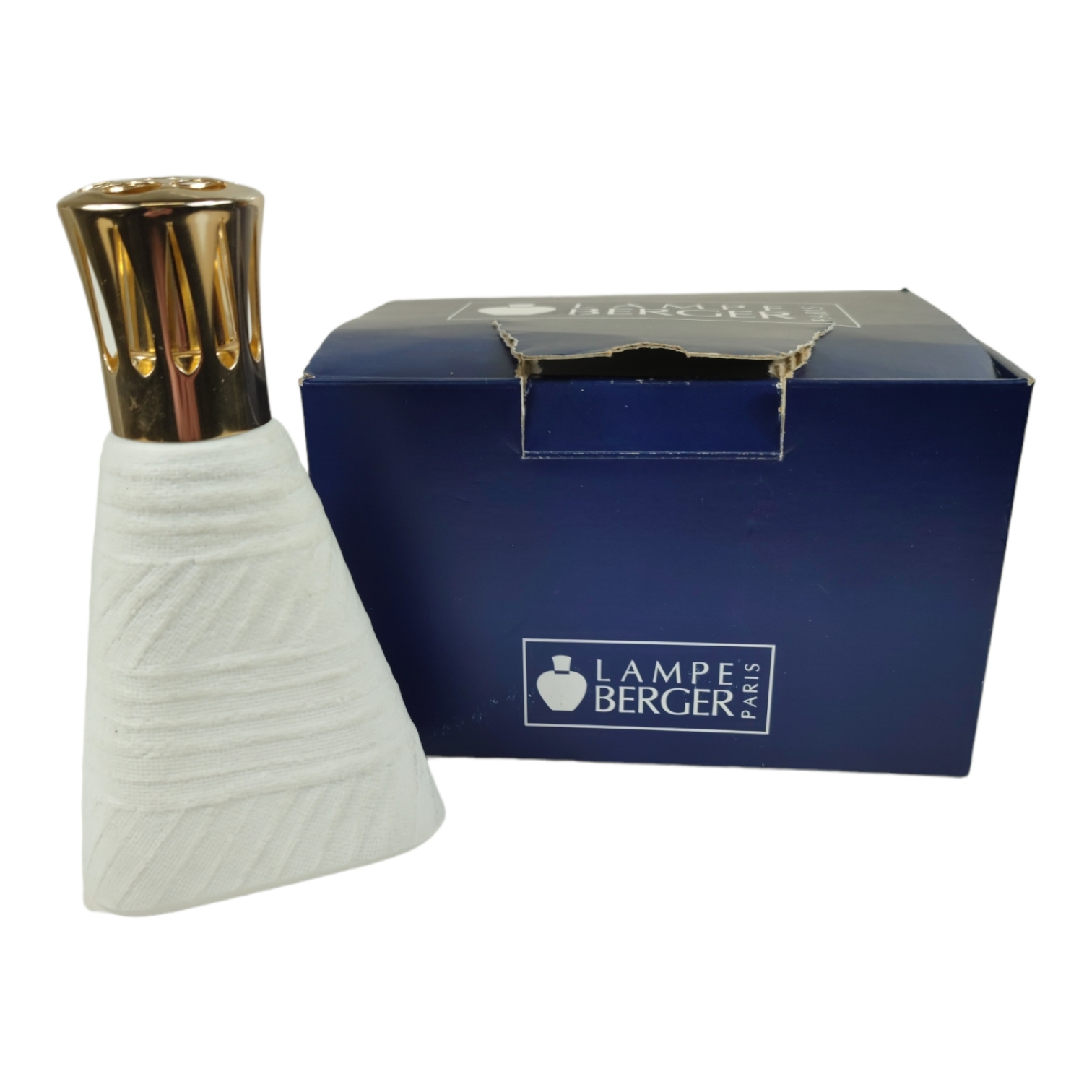 Lampe Berger Porcelaine Artoria Limoges – Dorée – Collection Déco – Complète