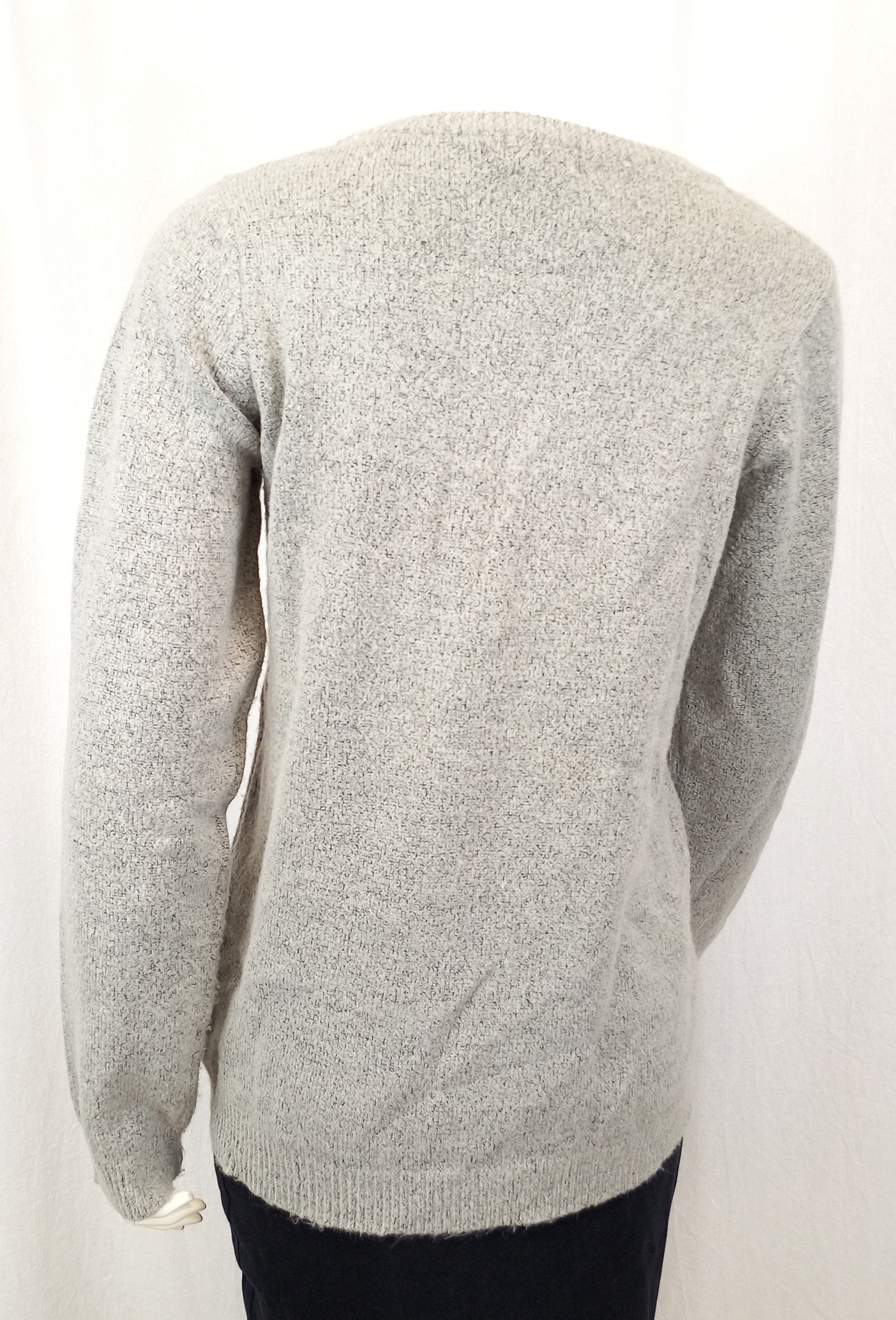 Pull de Noël gris clair chiné 