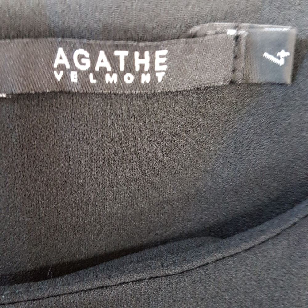 Voir photo 8 de Robe de fêtes chic noire - AGATHE VELMONT - Taille 4 Robe de fêtes chic noire - AGATHE VELMONT - Taille 4 Très bon état - Vue 8 -