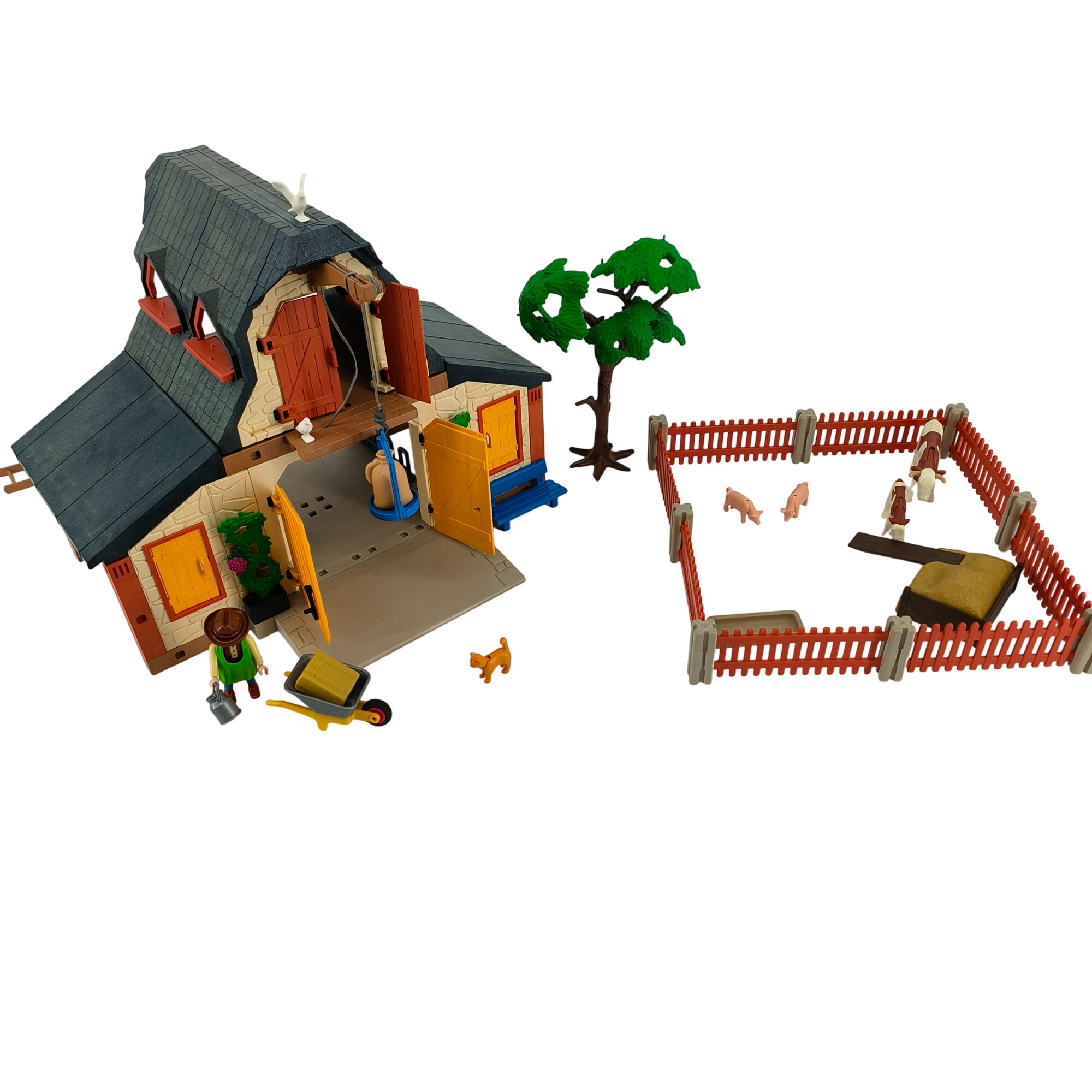 Acheter Playmobil-la ferme Très bon état - 32,00 € Playmobil-la ferme Très bon état - reconditionné disponible sur Label Emmaüs