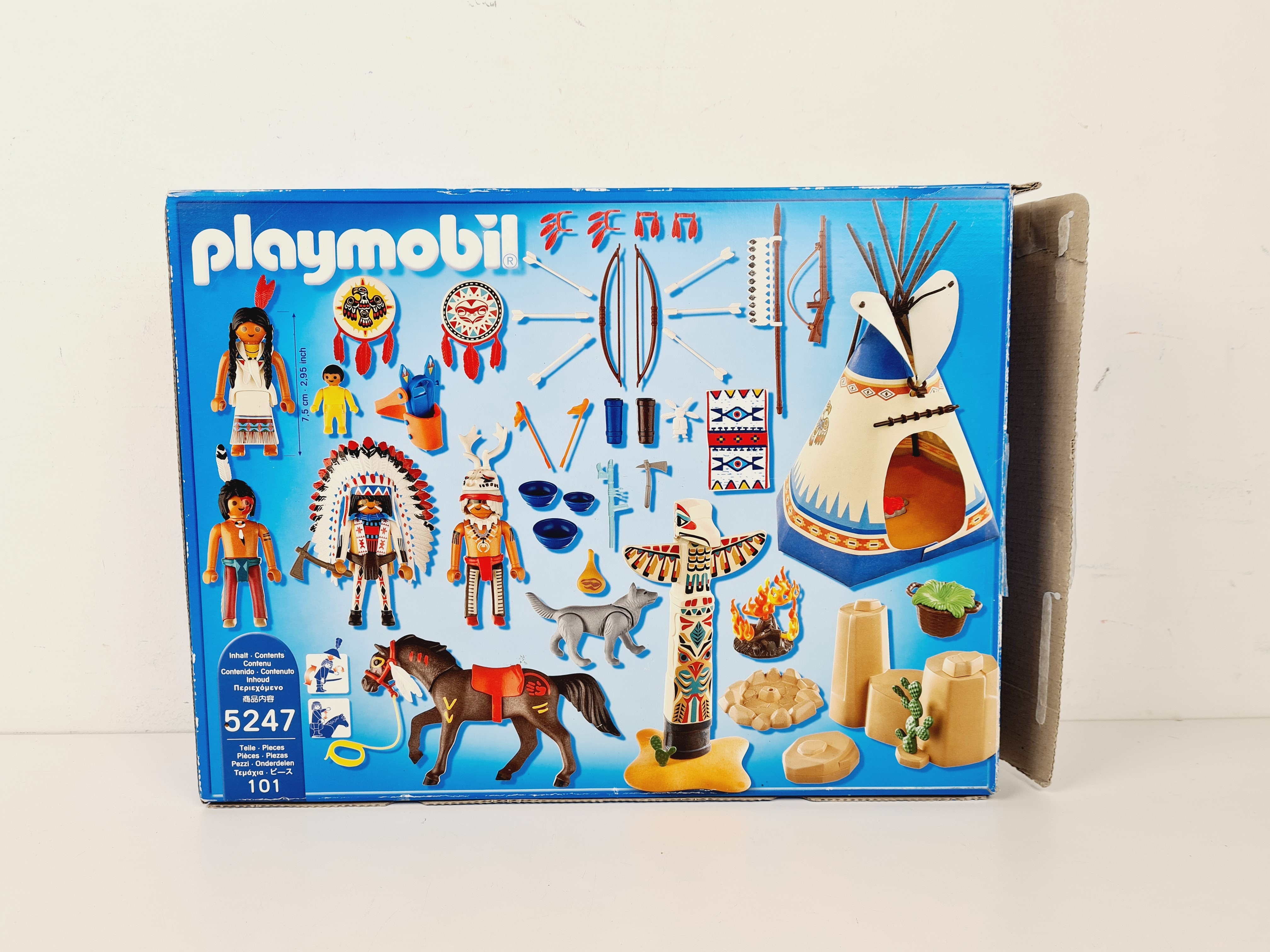 Voir photo 2 de Playmobil Western - 5247 Camp des indiens avec tipi - de 4 à 10 ans Playmobil Western - 5247 Camp des indiens avec tipi - de 4 à 10 ans Bon état - Vue 2 -