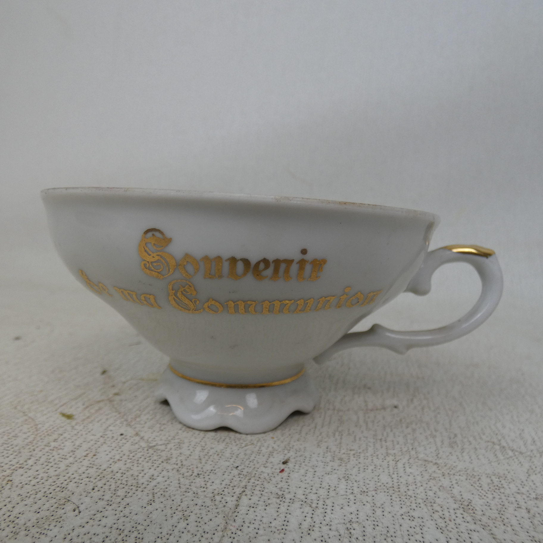 Ensemble Communion Vintage en Porcelaine Bon état - Vue 11 - 