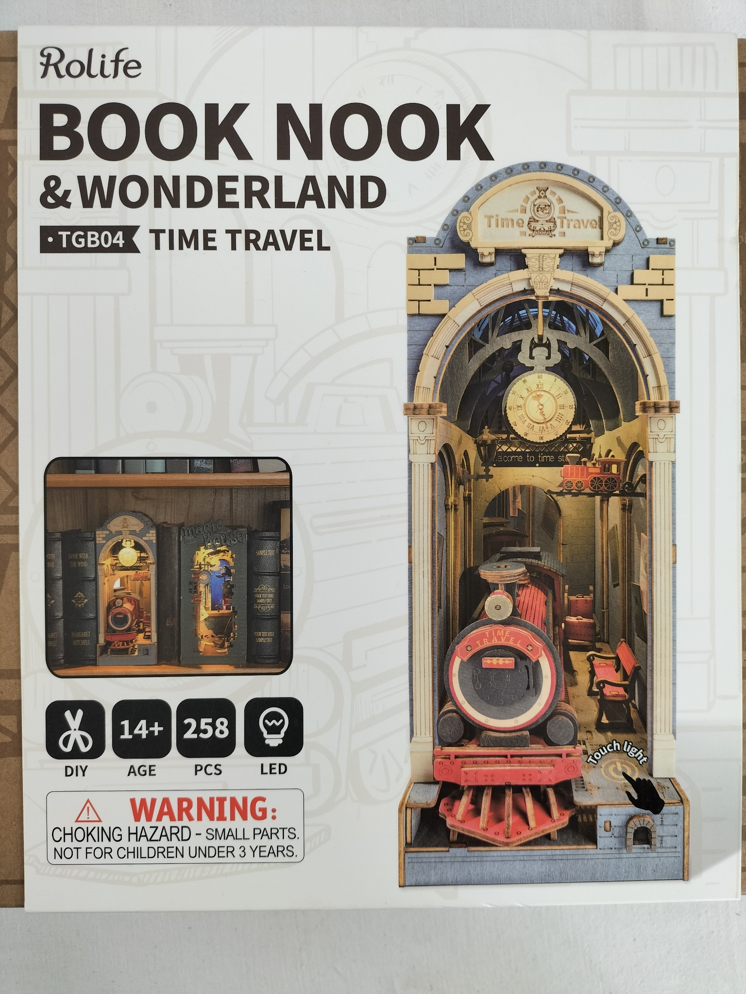 ✨🚂 Maquette décorative ROLIFE BOOK NOOK – TIME TRAVEL TGB04 ✨ Comme neuf - Vue 2 - 