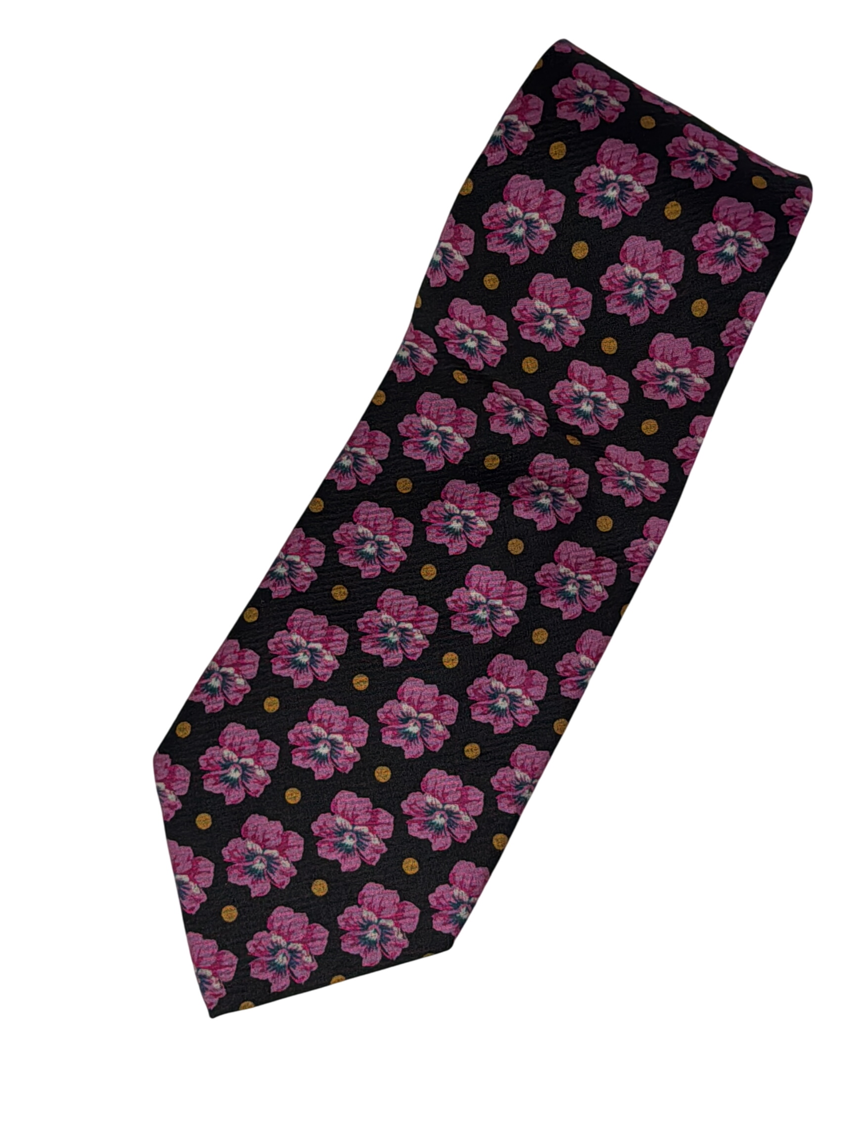 Cravate Kenzo noire à fleurs 🌸 - Photo 1