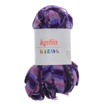 Pelote de laine violette - Katia - 100 g pour la pelote - Photo 0