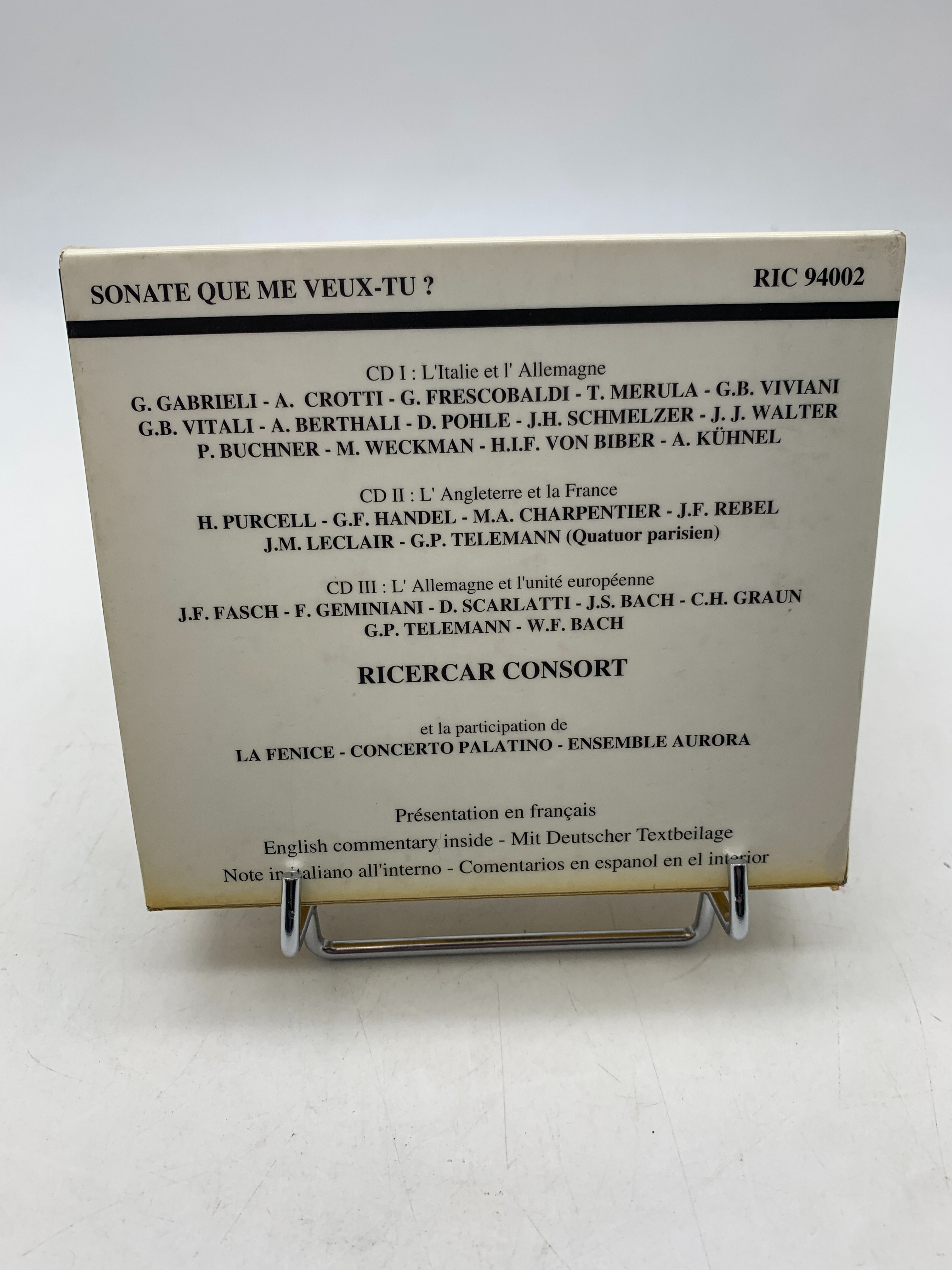 Sonate que me veux-tu ? - coffret cd Très bon état - Vue 3 - 