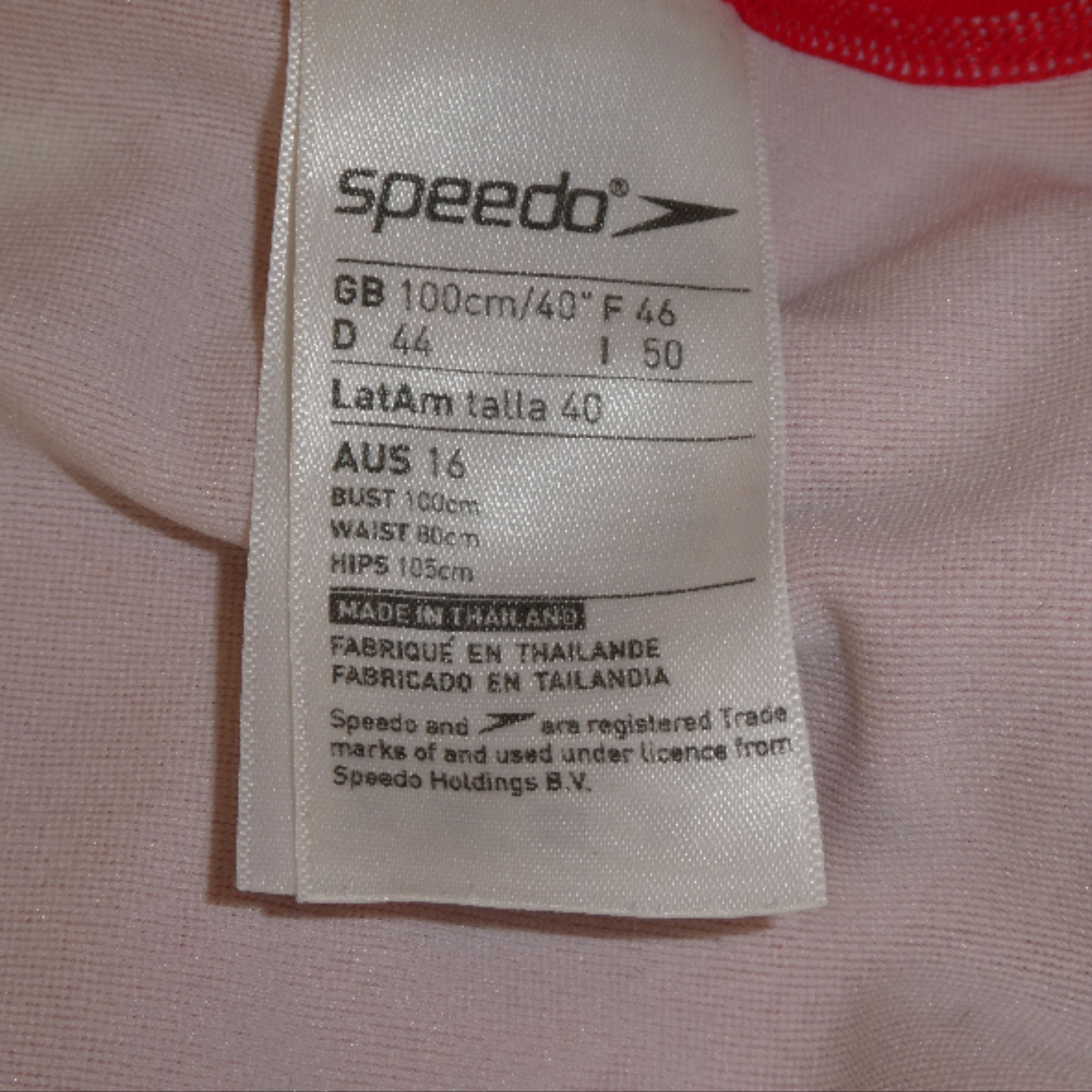 SPEEDO - Maillot de bain sport Rouge 1 pièce - T46 - Photo 5