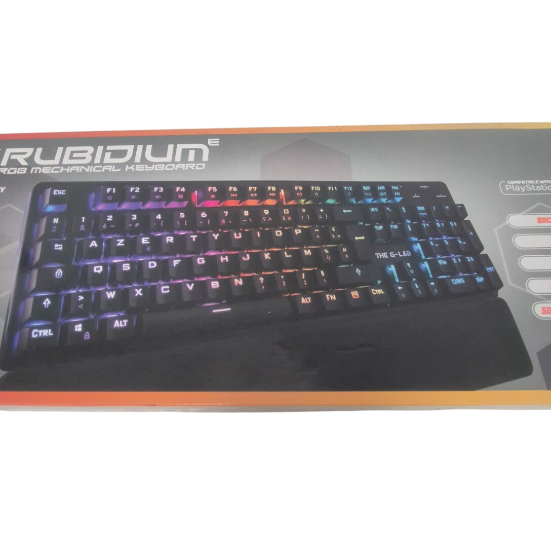 Clavier gamer The G-Lab Keyz Rubidium azerty - Photo 0