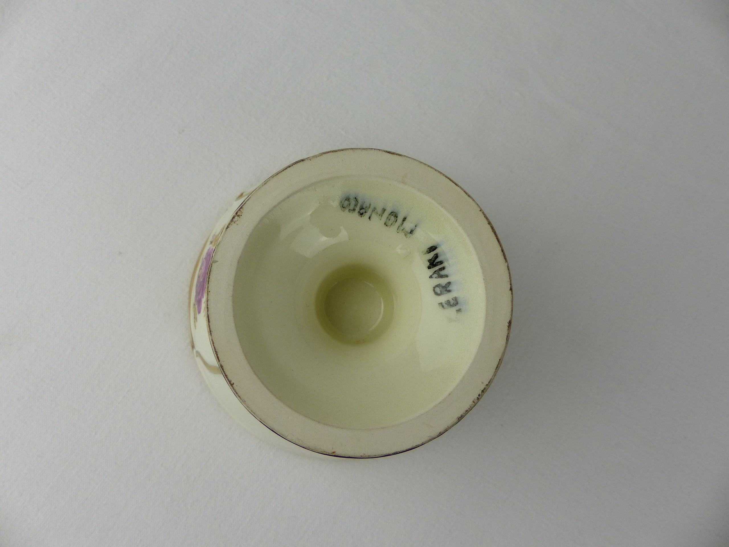 Coupelle Cerart Monaco, Rare Porcelaine Vintage, 9 cm Très bon état - Vue 5 - 