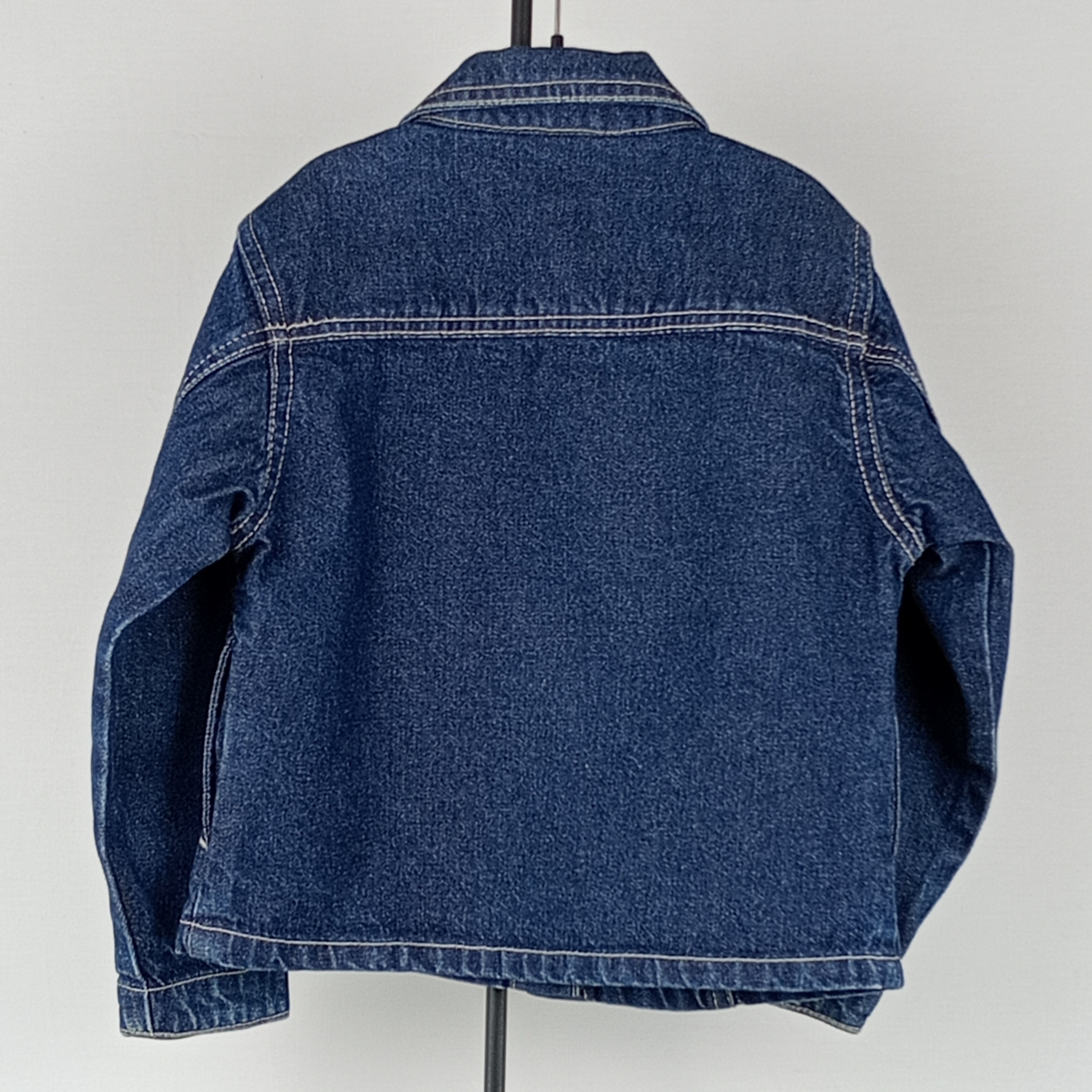 Veste en jean enfant fille de la marque Miss Oyla manches longues de couleur bleu taille 102 cm (4 ans) - Photo 1