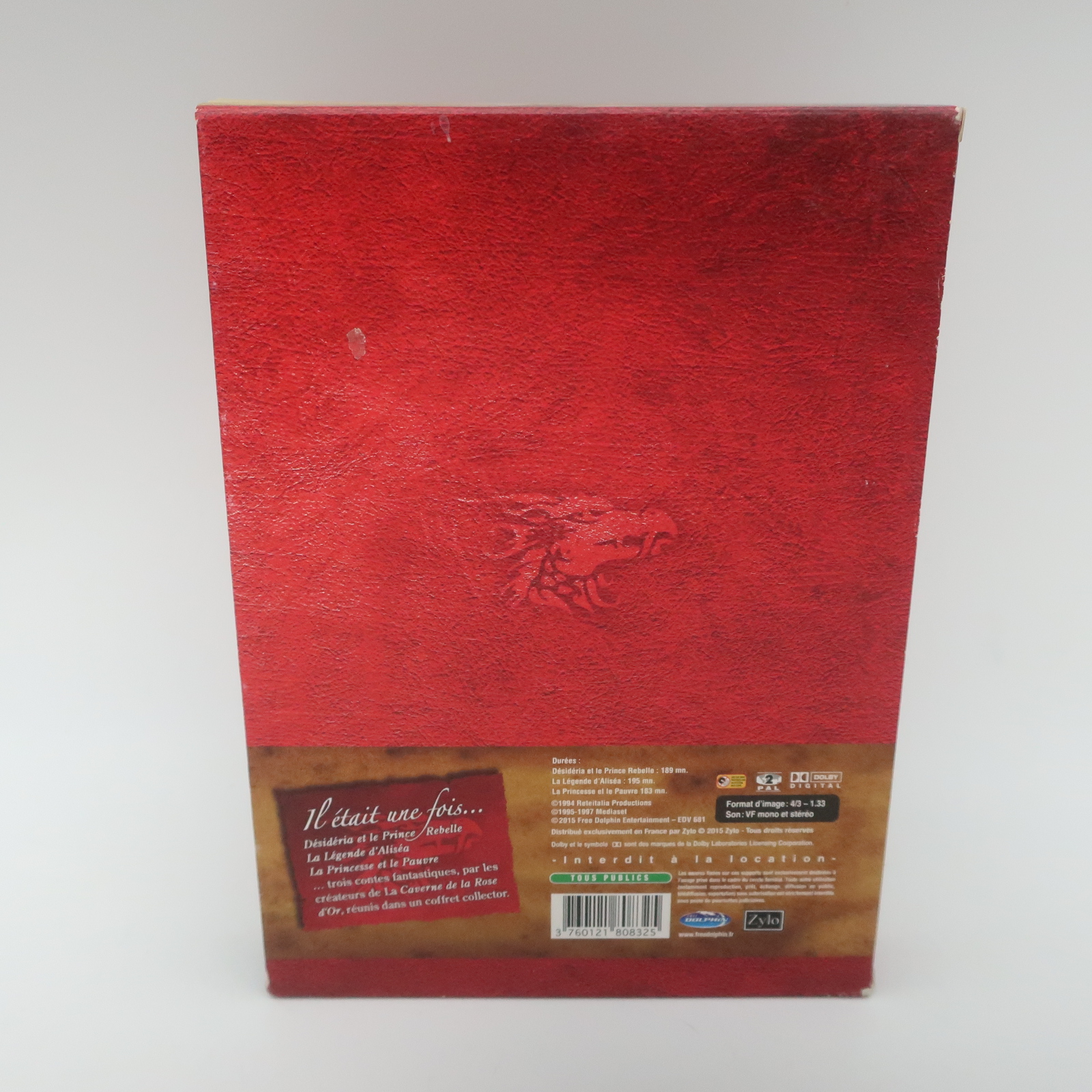 Coffret 3 DVD " Desideria et autres Légendes " L'Intégrale des 3 Series Cultes des Années 90 Zylo 2015 Très bon état - Vue 6 - 
