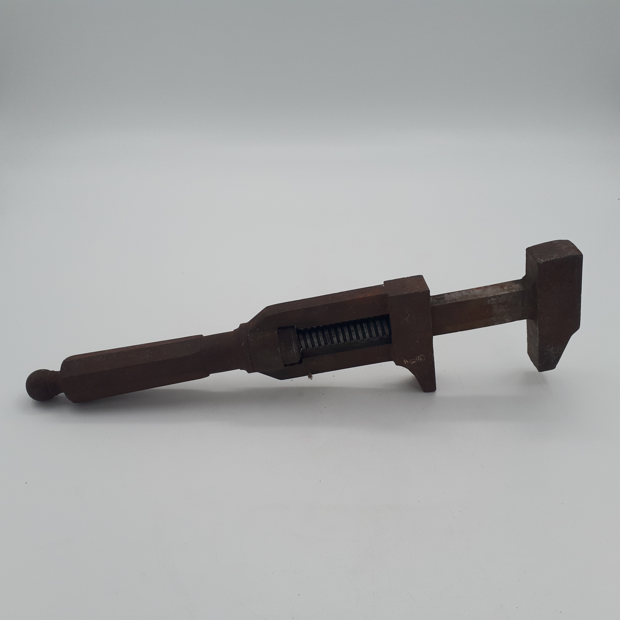 Ancienne Clef anglaise, ou clef à vis à bec simple - État correct - Photo 6