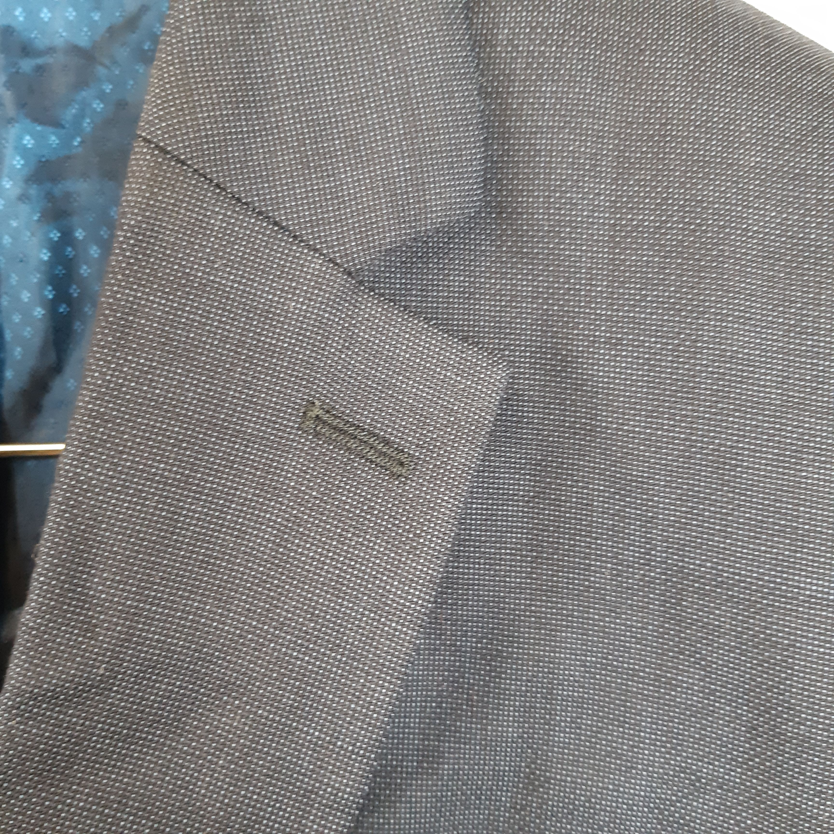 Reda - Veste costume laine bleu chic - Taille 60 (estimée 47) Très bon état - Vue 4 - 