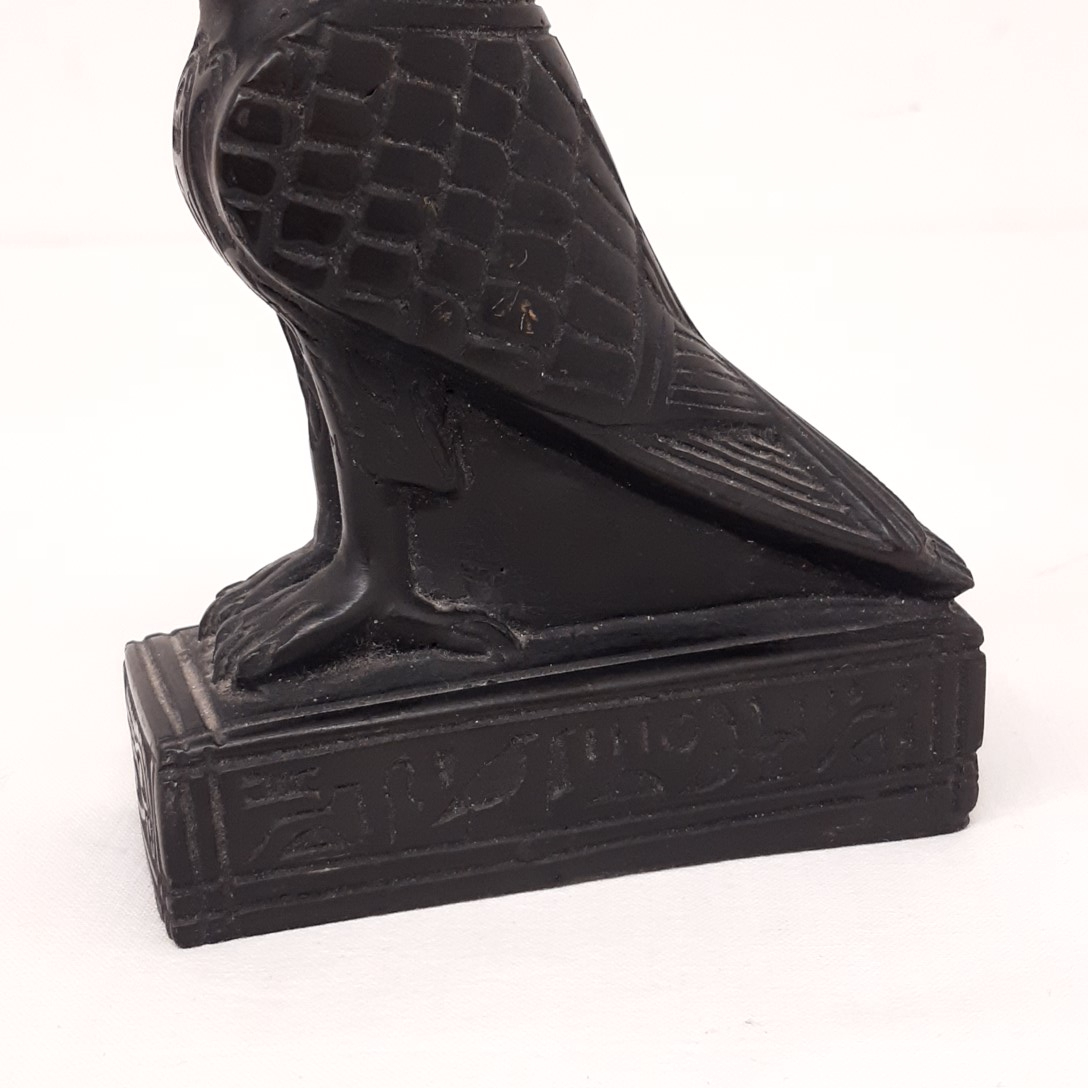 Statuette ancienne du dieu égyptien Horus - Photo 3