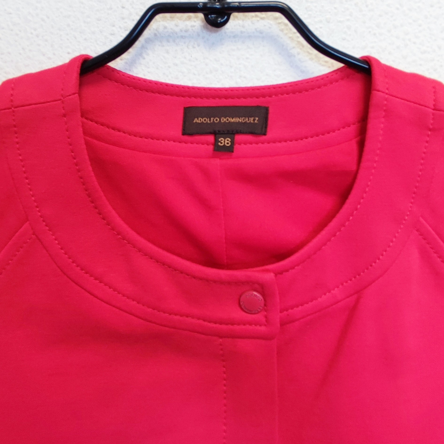 ADOLFO DOMINGUEZ - Robe polo rouge - 36 - Femme Bon état - Vue 3 - 