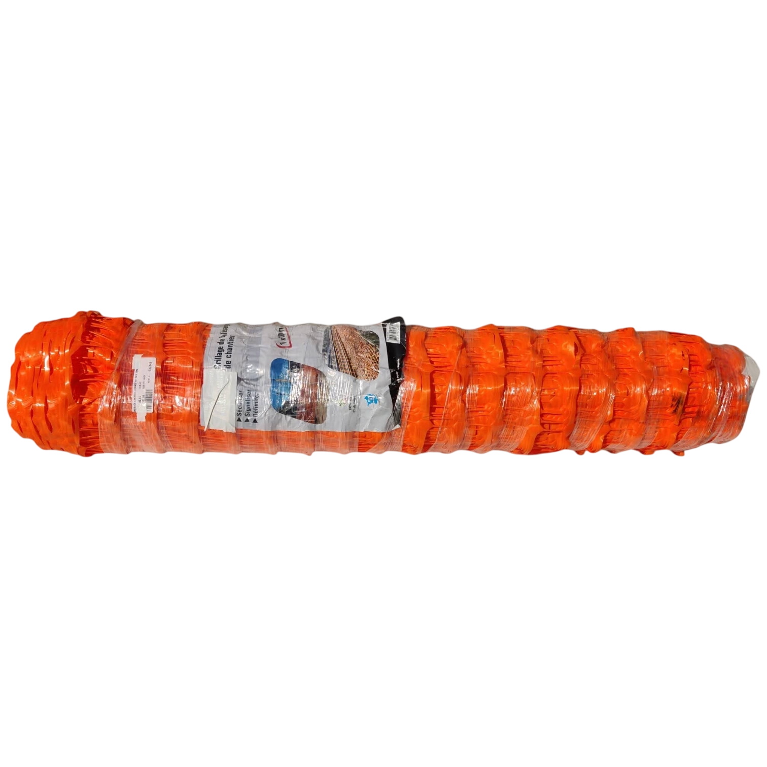 Grillage de balisage de chantier orange 1m x 50 m Comme neuf -  reconditionné disponible sur Label Emmaüs