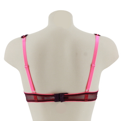 Soutien gorge violet et rose sans armatures - Soleil Sucré - 90B - Photo 1