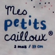 Robe blanche imprimée - fille - Mes petits cailloux - taille 3mois - Photo 2