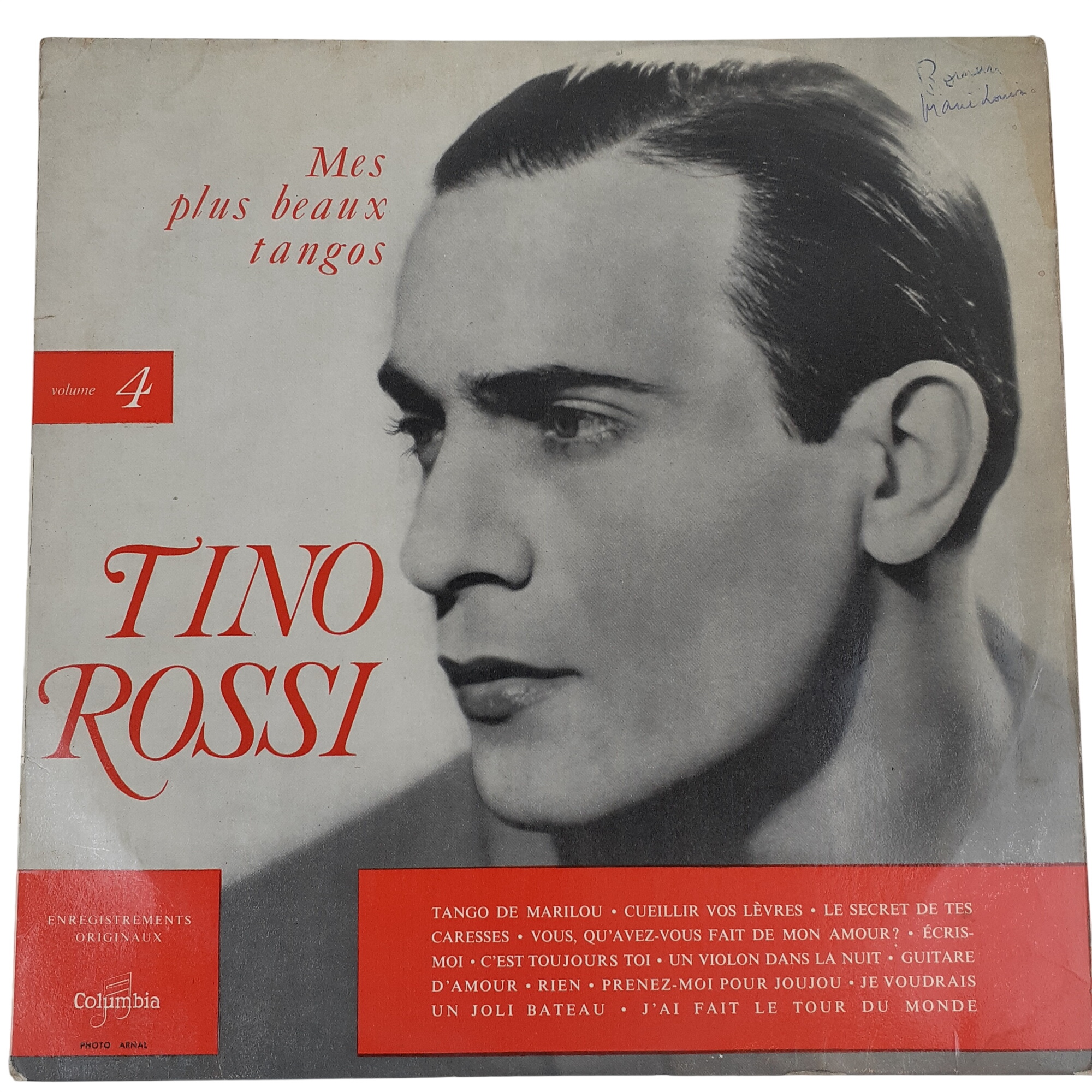 Acheter Tino Rossi - Mes Plus Beaux Tangos Volume 4 Très bon état - 18,00 € Tino Rossi - Mes Plus Beaux Tangos Volume 4 Très bon état - reconditionné disponible sur Label Emmaüs
