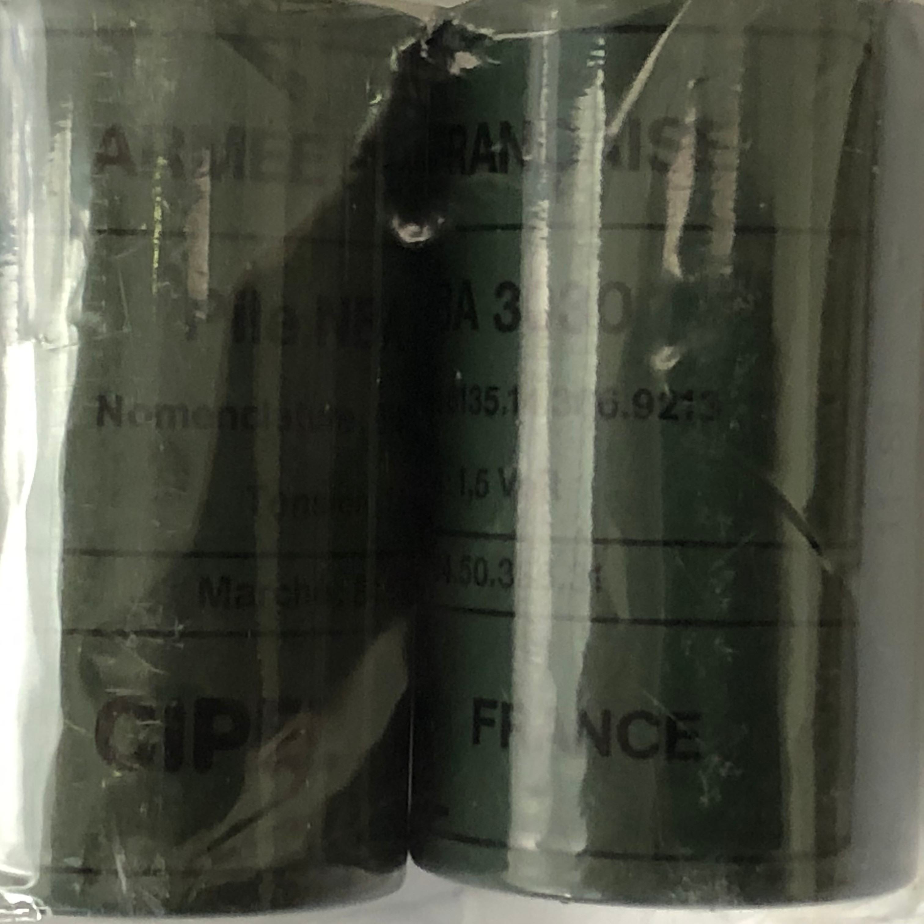 Voir photo 3 de 2 piles NBA 3030 de l'armée française 1,5 volts, marque CIPEL 2 piles NBA 3030 de l'armée française 1,5 volts, marque CIPEL Comme neuf - Vue 3 -