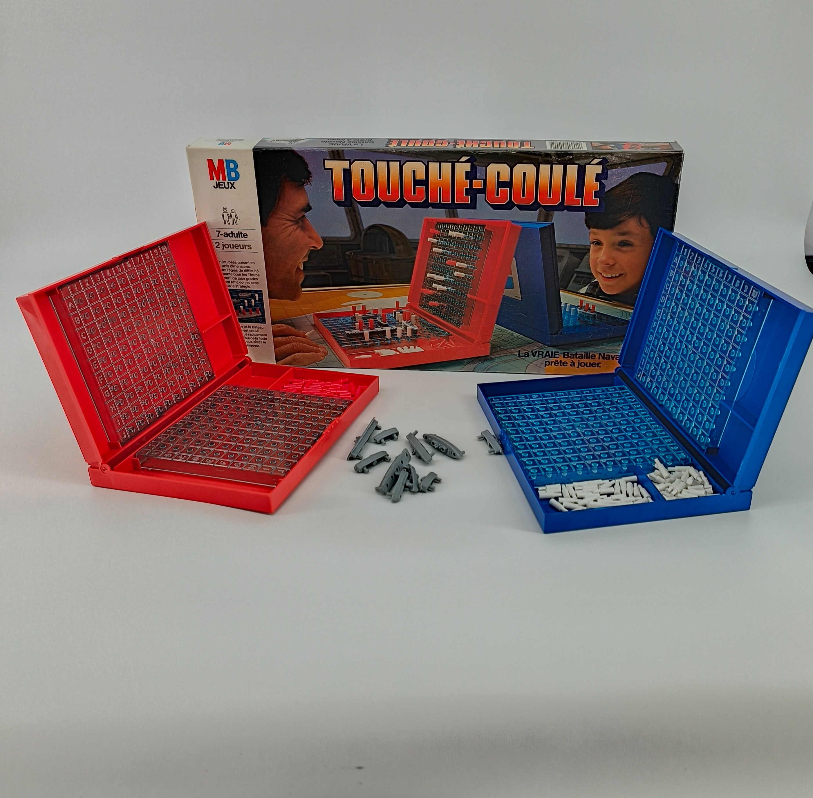 Jeu de société- Touché-coulé-MB- vintage- à partir de 7 ans Très bon état - Vue 3 - 