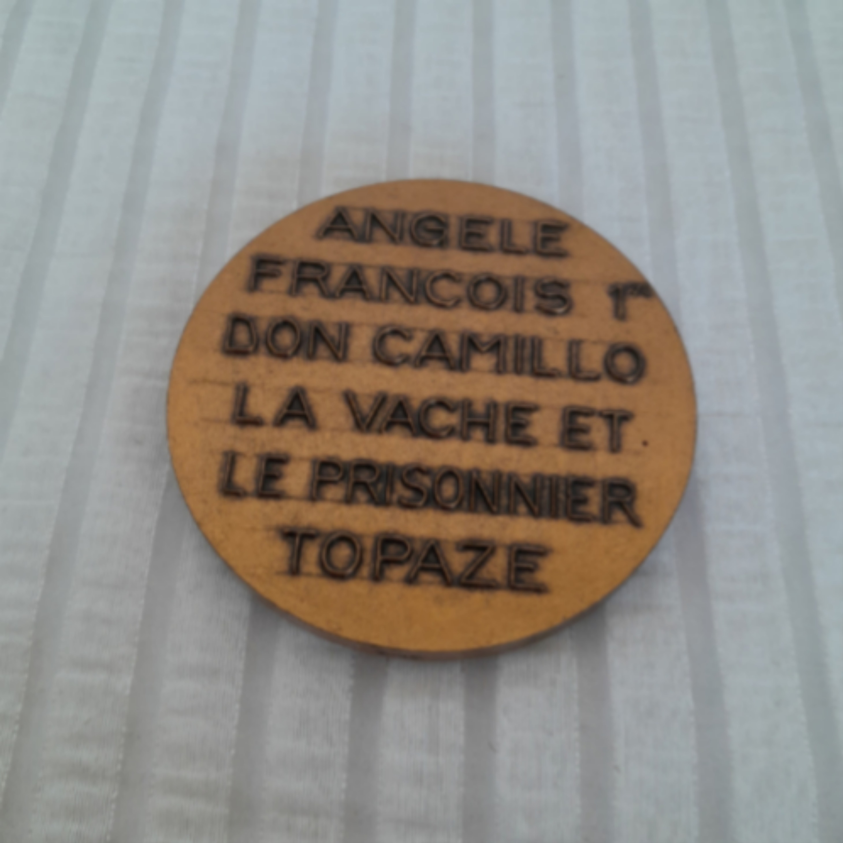 Médaille de F. CONTANDIN, ou FERNANDEL, ou de l'acteur par ses 40 années cinématographiques - Photo 3