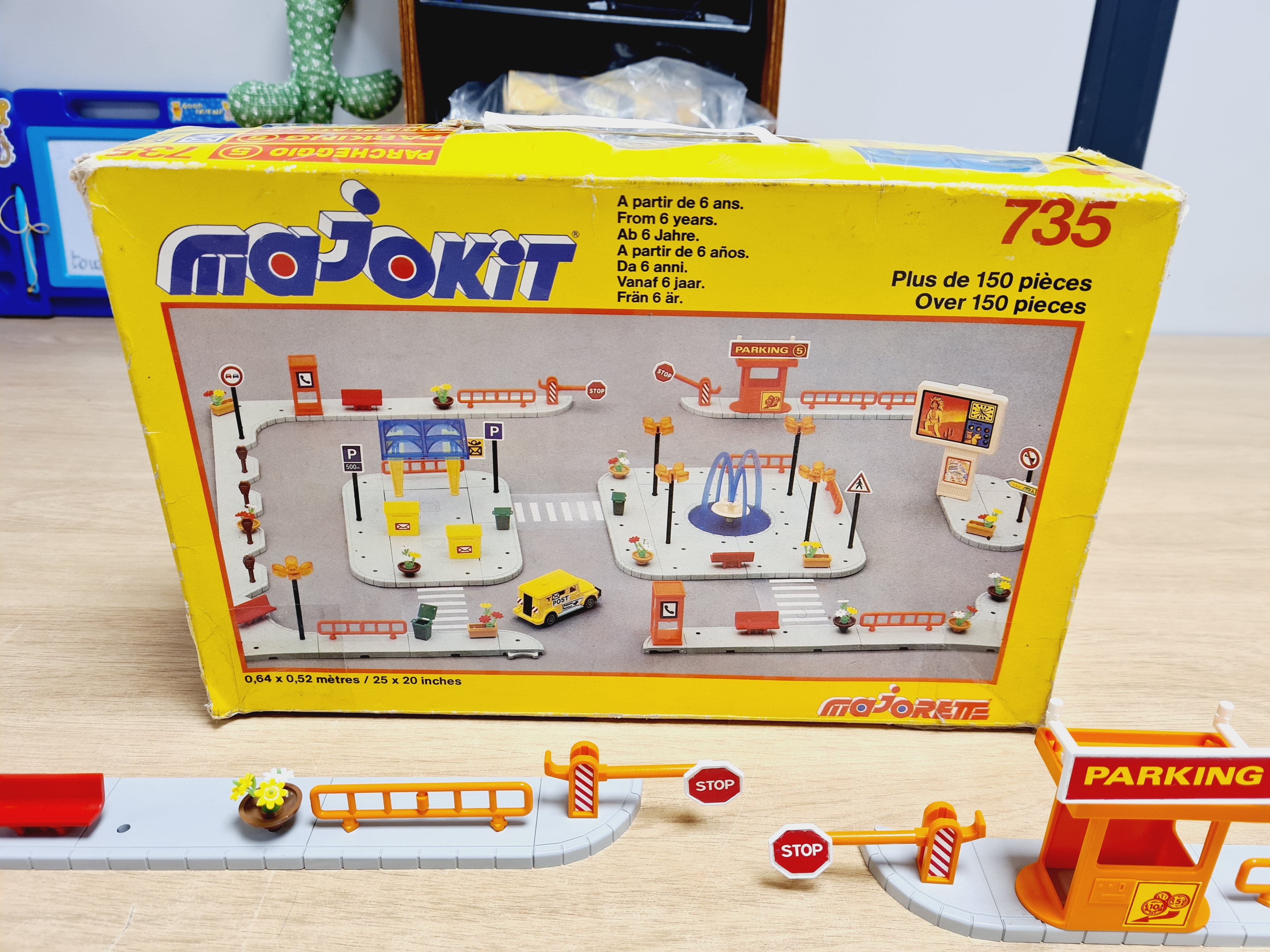 Circuit voiture vintage - Majokit No.735 incomplet - Majorette 1986 - 6 ans+ - État correct - Photo 9