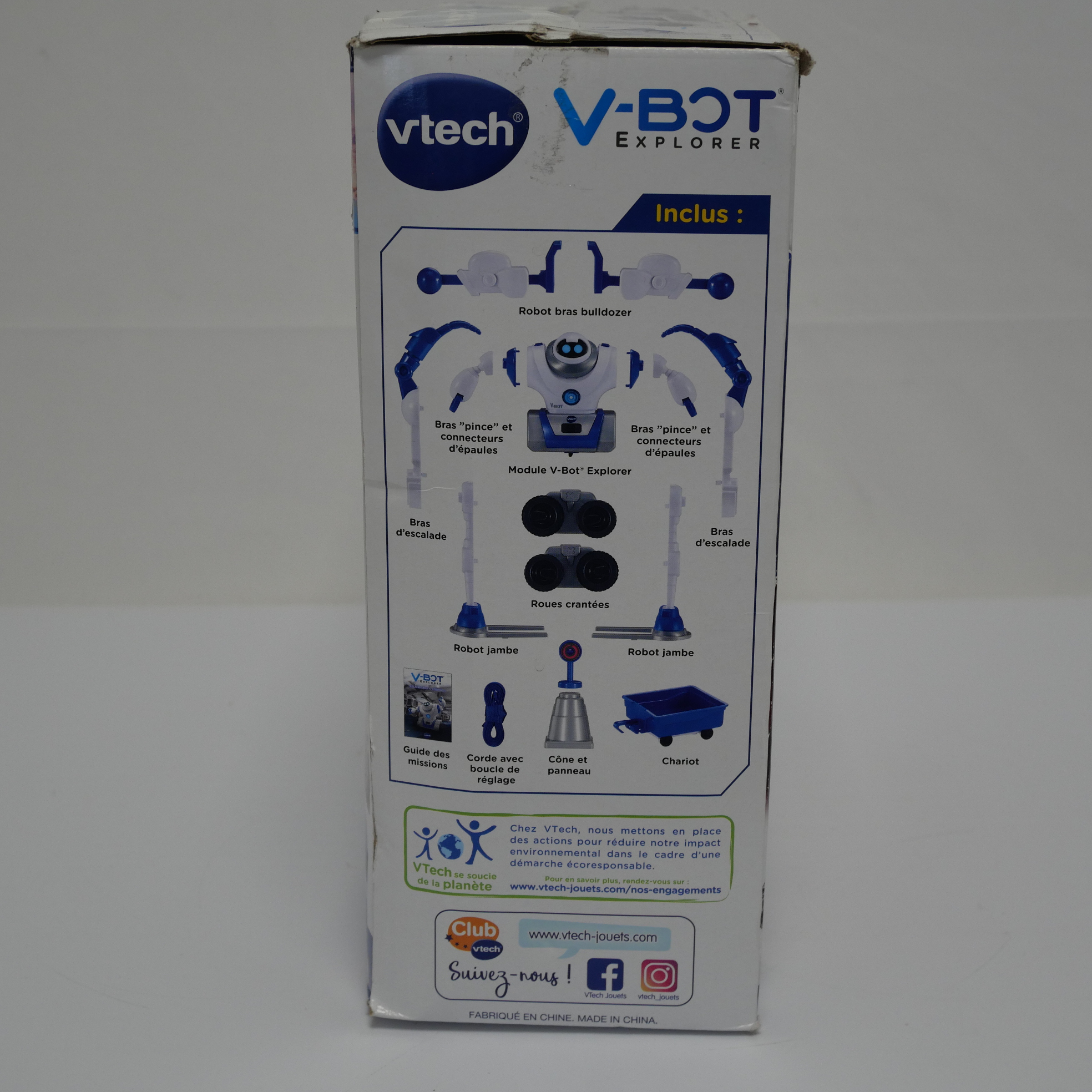 Robot Éducatif Motorisé VTech V-Bot Explorer - 5 en 1 Bon état - Vue 4 - 