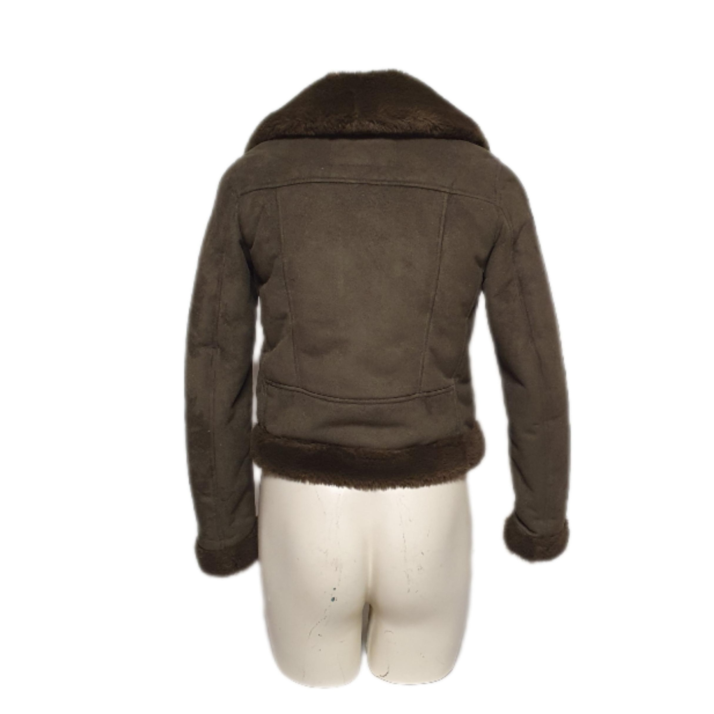 Voir photo 2 de Veste moumouté douce -PULL&BEAR-S Veste moumouté douce -PULL&BEAR-S Très bon état - Vue 2 -