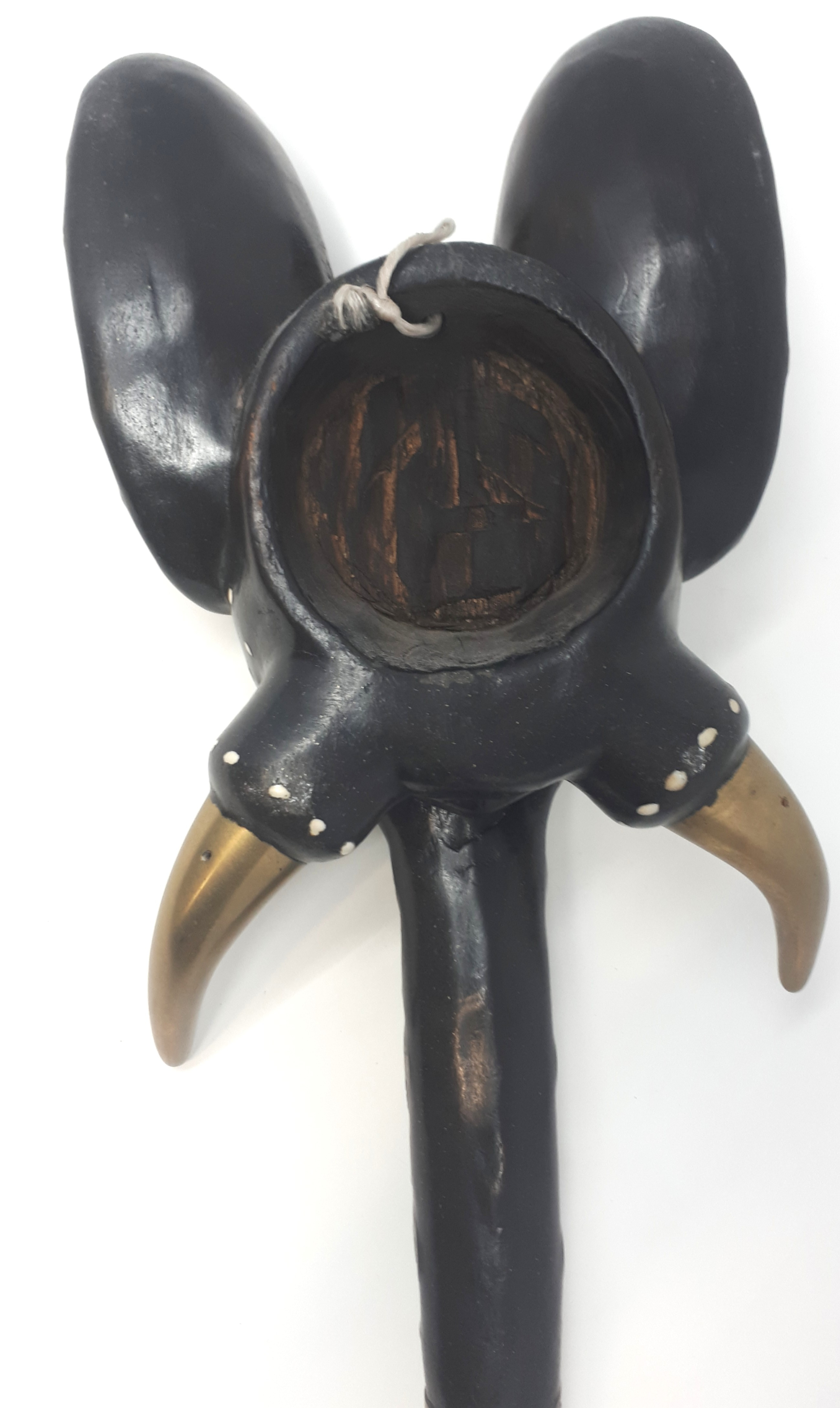 Masque Africain éléphant. - Photo 4