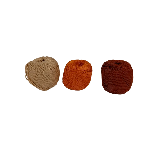 Lot de 3 pelotes en coton pour crocheter et bricoler ( avec emballage) - Photo 0