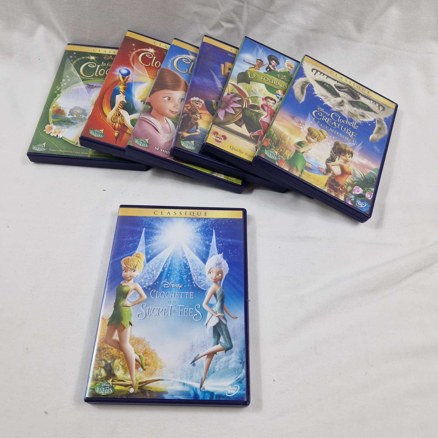 Voir photo 8 de Lot des 7 dvd la petite clochette Disney Lot des 7 dvd la petite clochette Disney Bon état - Vue 8 -