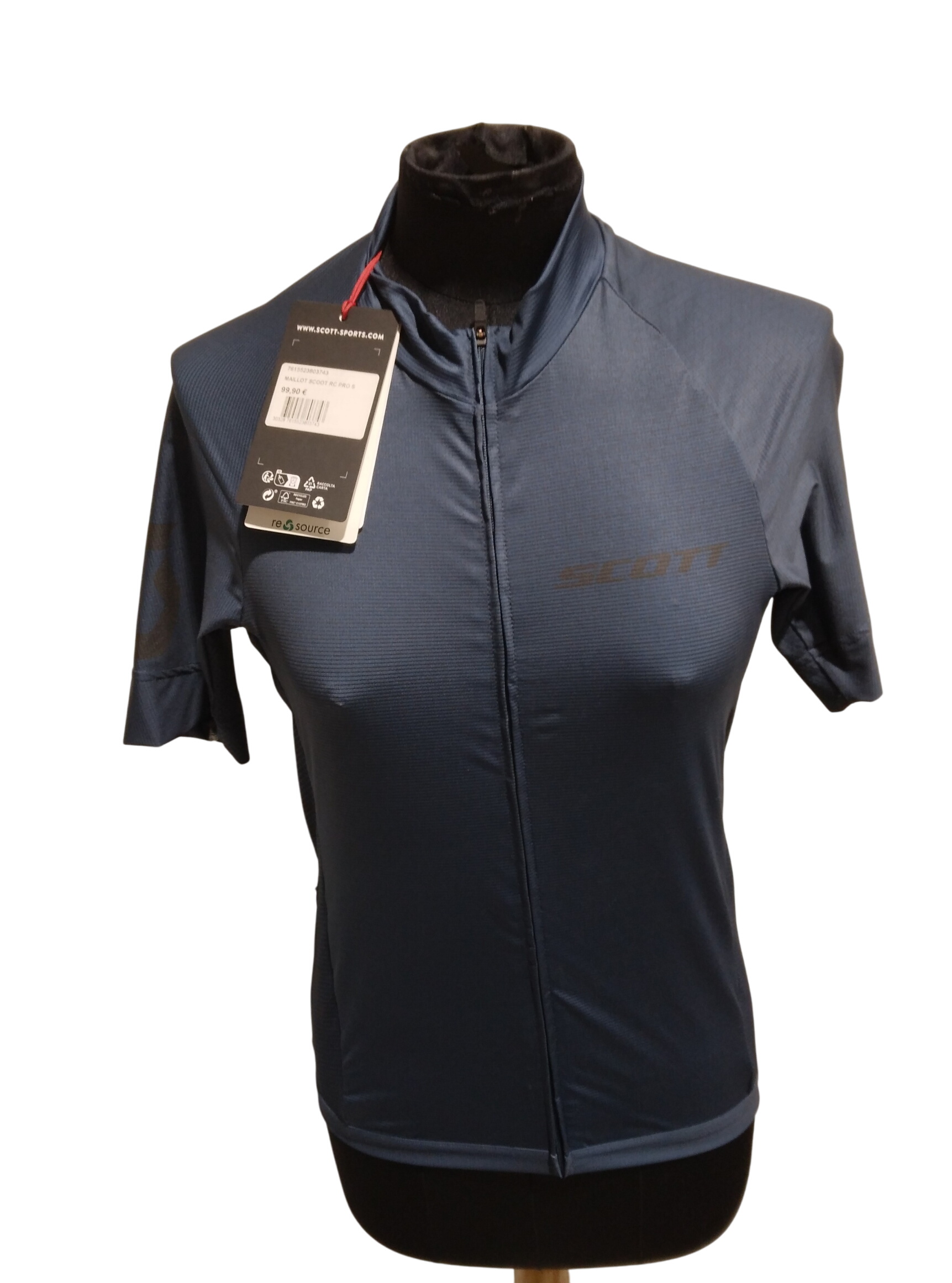 Acheter Maillot vélo RC Pro bleu, Scott - S - 50,00 € Maillot vélo RC Pro bleu, Scott - S - reconditionné disponible sur Label Emmaüs