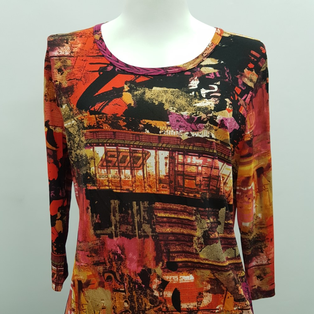 Top multicolore - CHRISTINE LAURE - Taille 4 - Photo 4