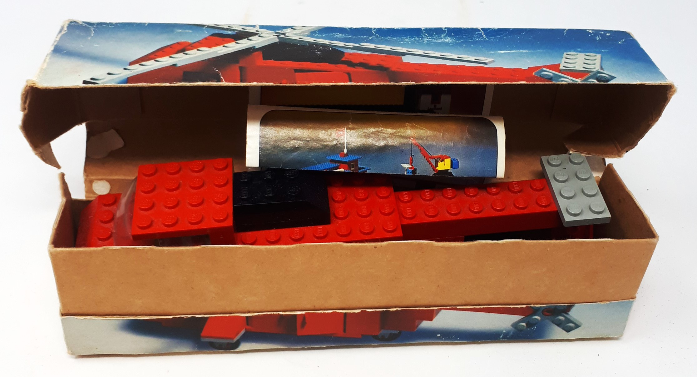 Lego Legoland 691 Hélicoptère vintage avec boite d'origine État correct - Vue 2 - 