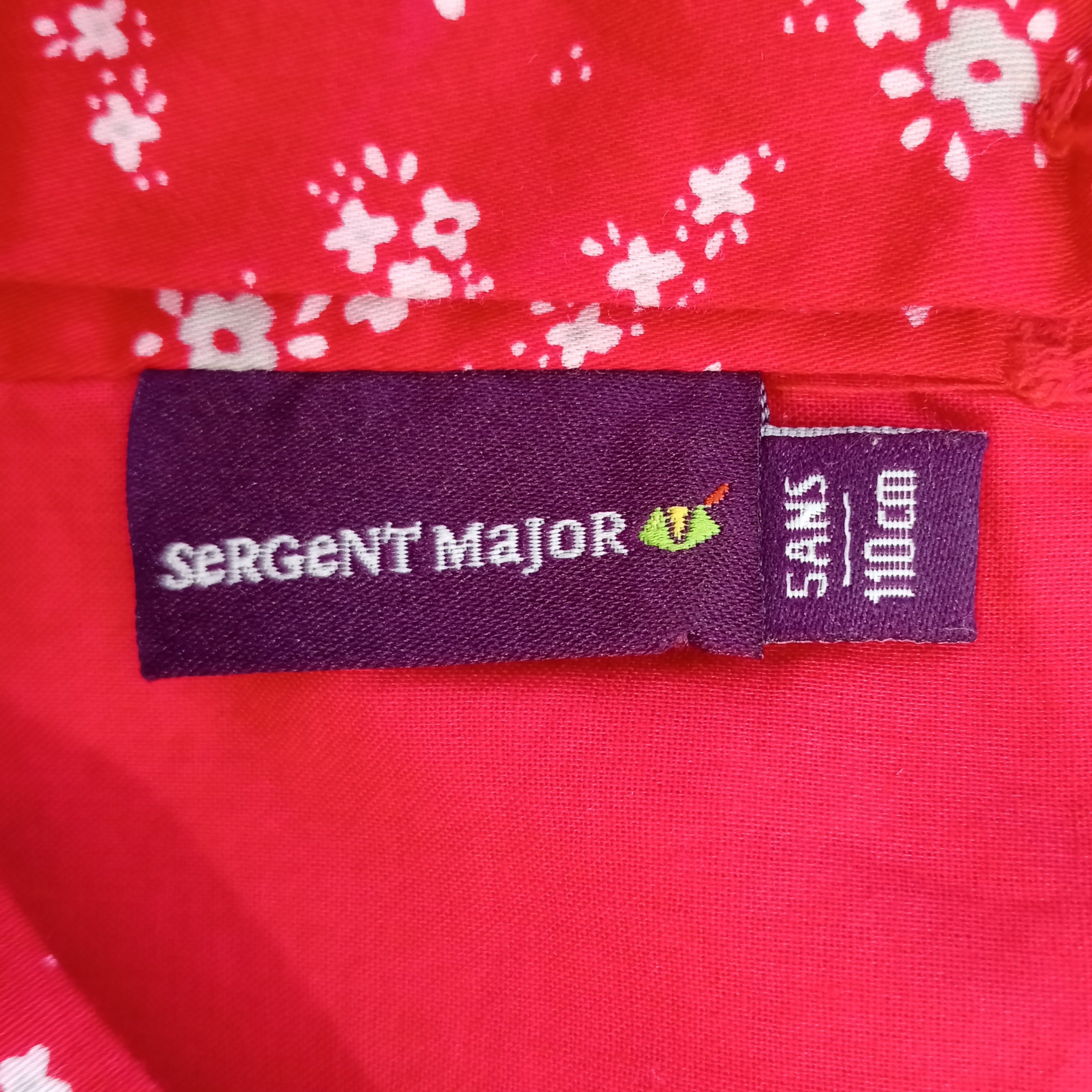 Robe enfant fille à fleurs de la marque Sergent Major à bretelles de couleur rouge taille 110 cm (5 ans) - Photo 5