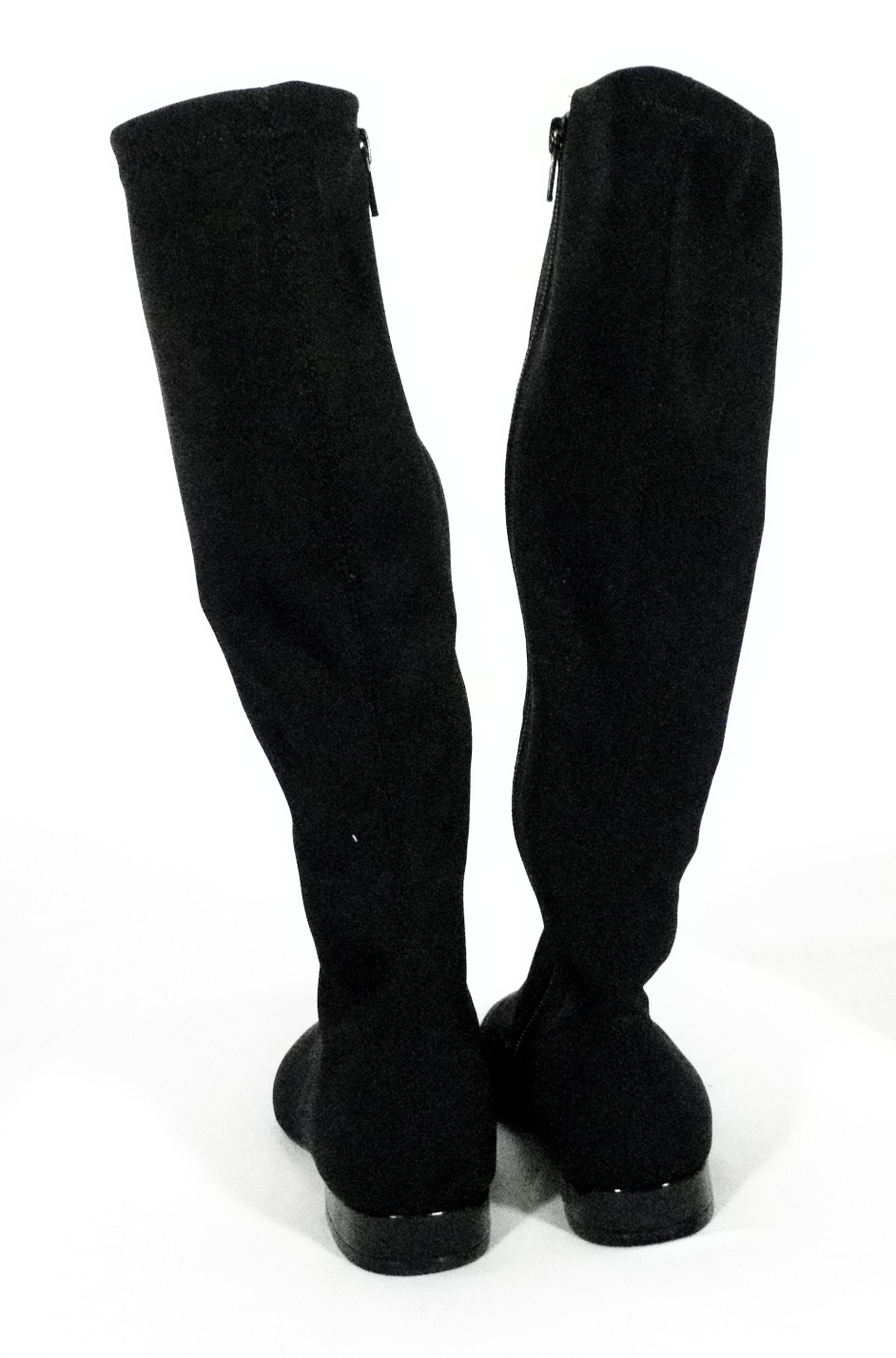 Botte Femme Noir BATA T 35. Bon état - Vue 4 - 