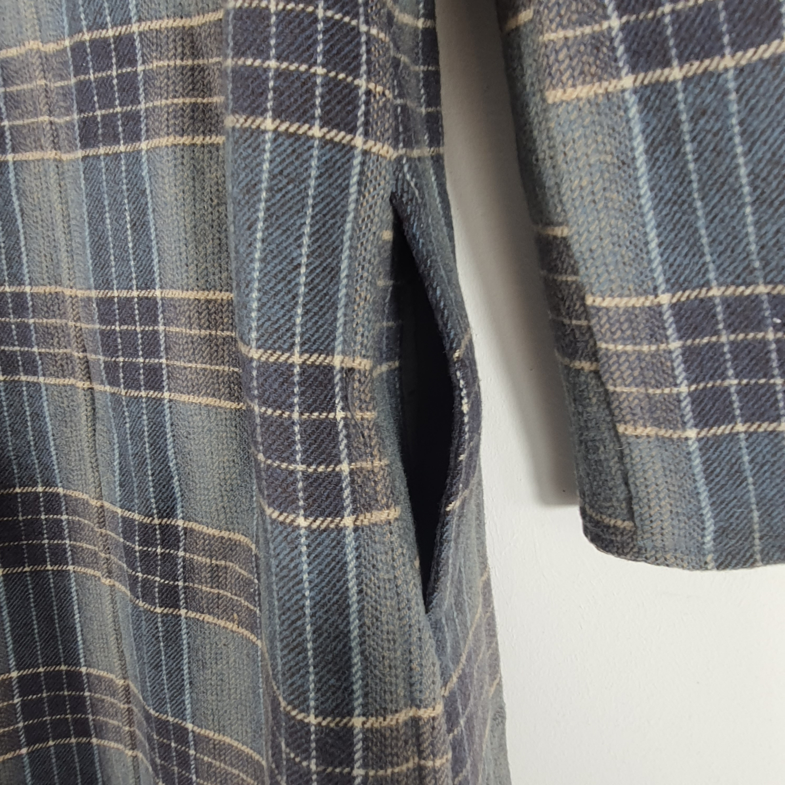 Manteau Réversible Homme Herno - Gris Clair / À Carreaux - Taille M (40 EU/50) - Neuf Avec étiquettes - Prix D'origine 699€