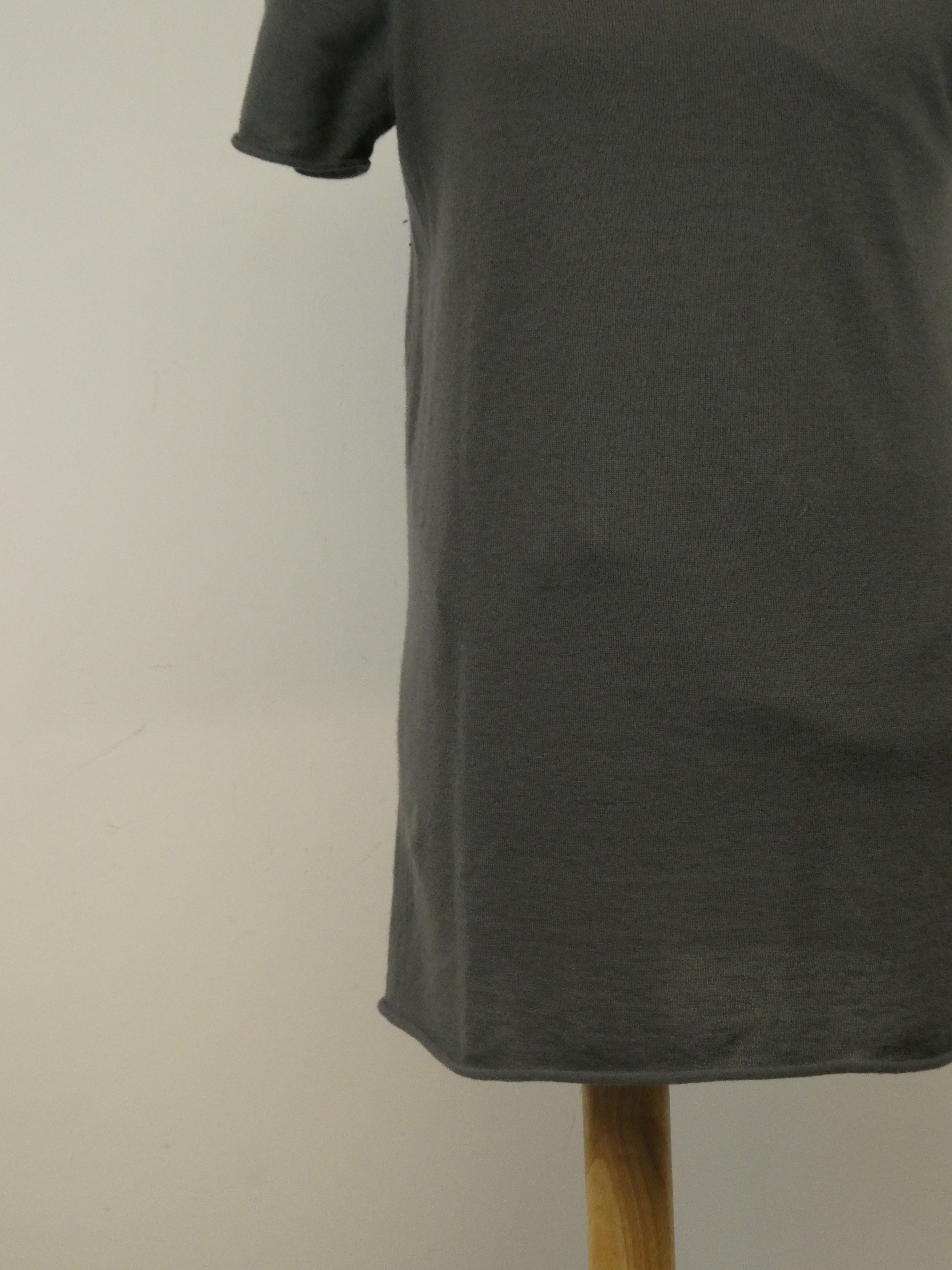 Donna Karan DKNY pull fin en cachemire manches courtes encolure bateau - Taille L - Photo 10
