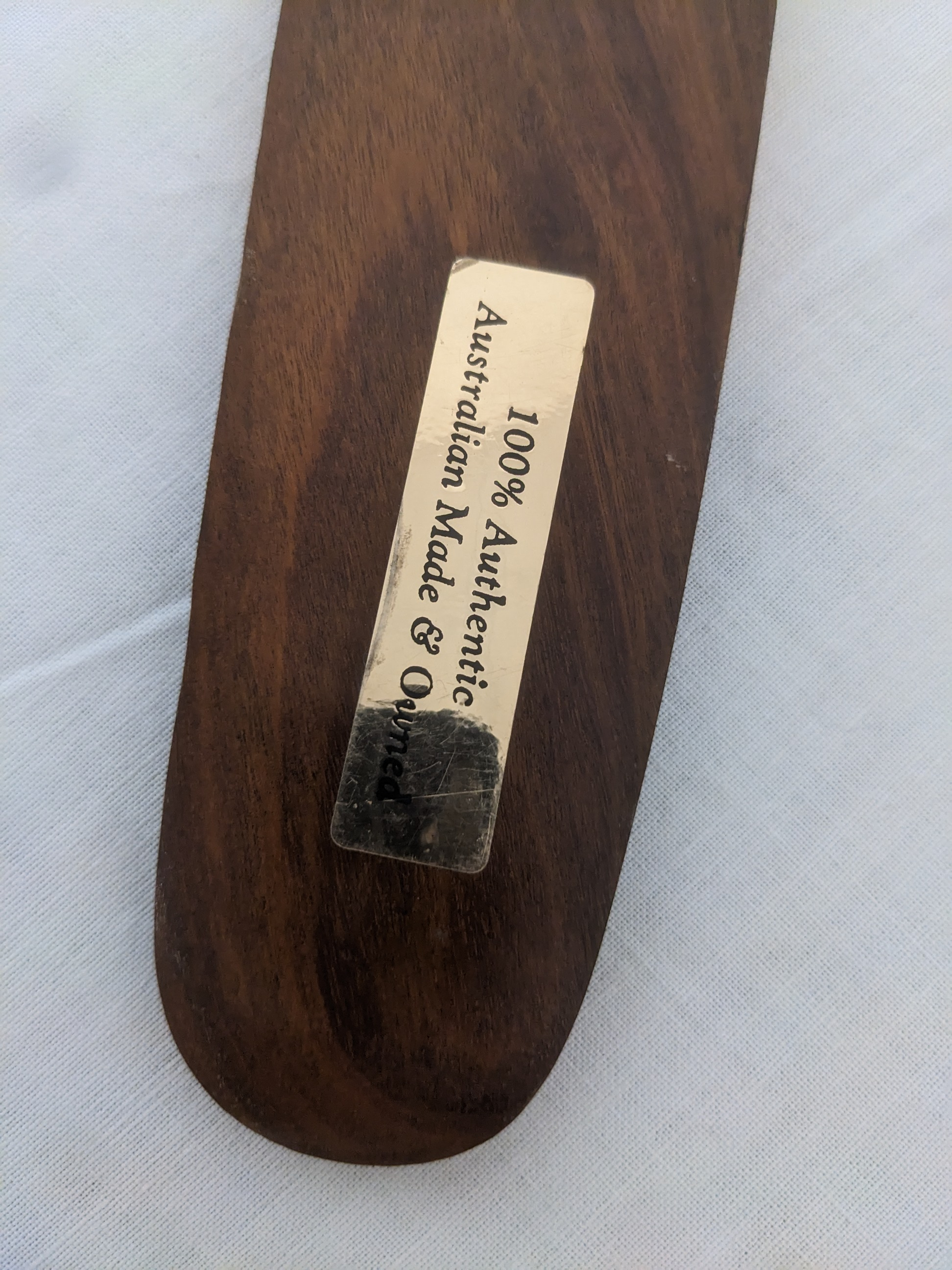 Voir photo 4 de Boomerang Australien en bois Boomerang Australien en bois Comme neuf - Vue 4 -