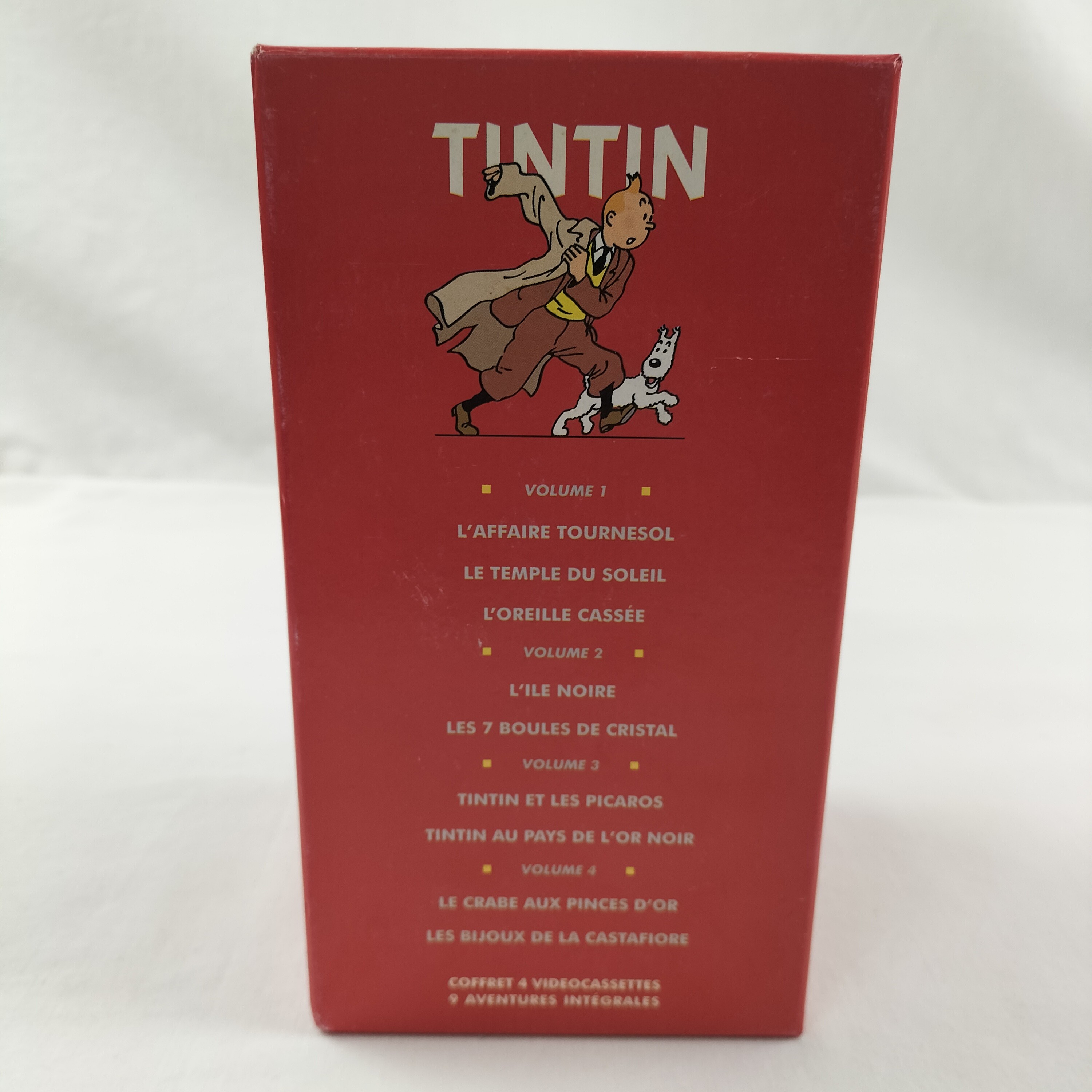 Voir photo 8 de Coffret Collector quatre VHS Tintin – 9 Aventures Cultes en Édition Coffret Collector quatre VHS Tintin – 9 Aventures Cultes en Édition Bon état - Vue 8 -