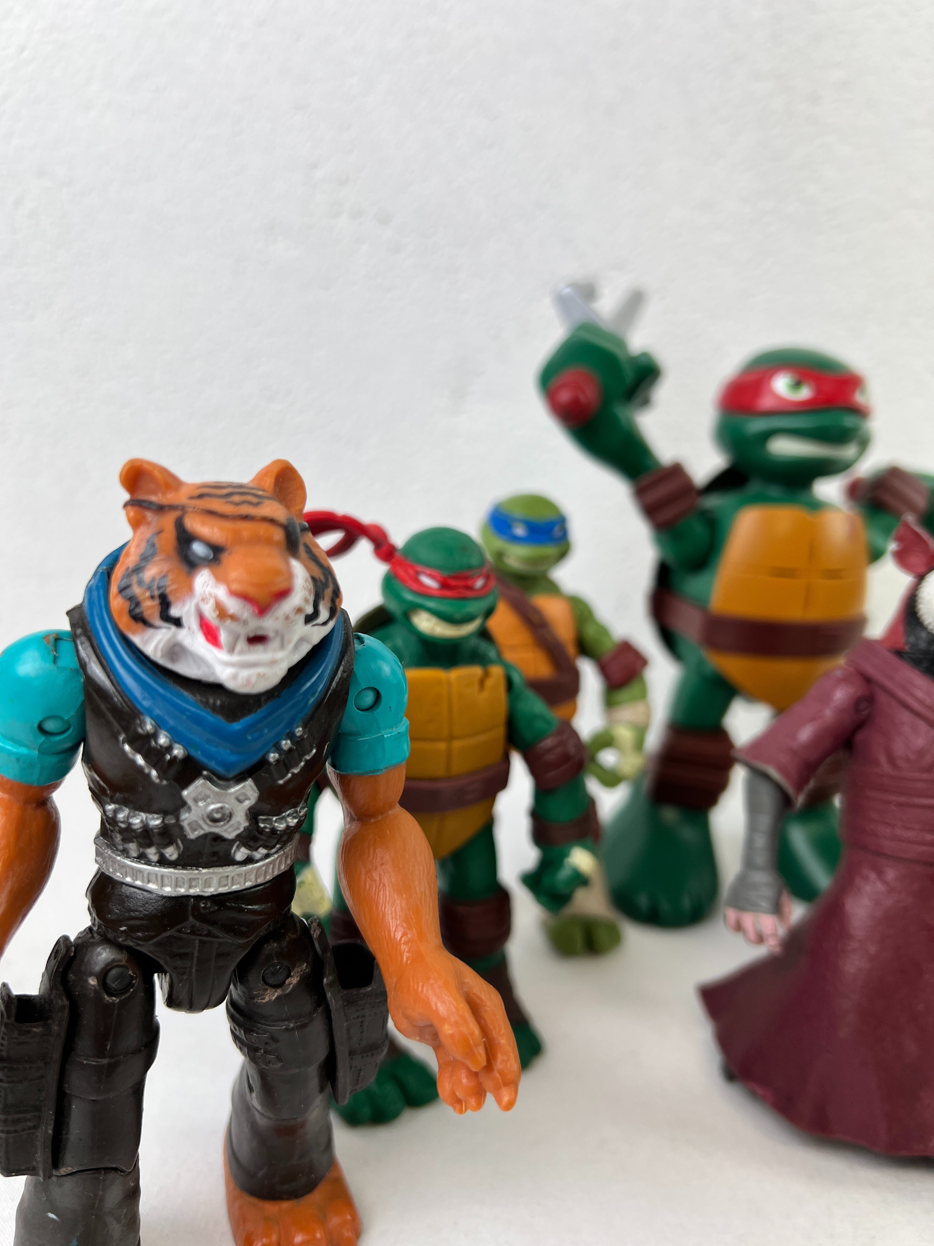 7 figurines Tortue Ninja Viacom 2012-14 Très bon état - Vue 3 - 