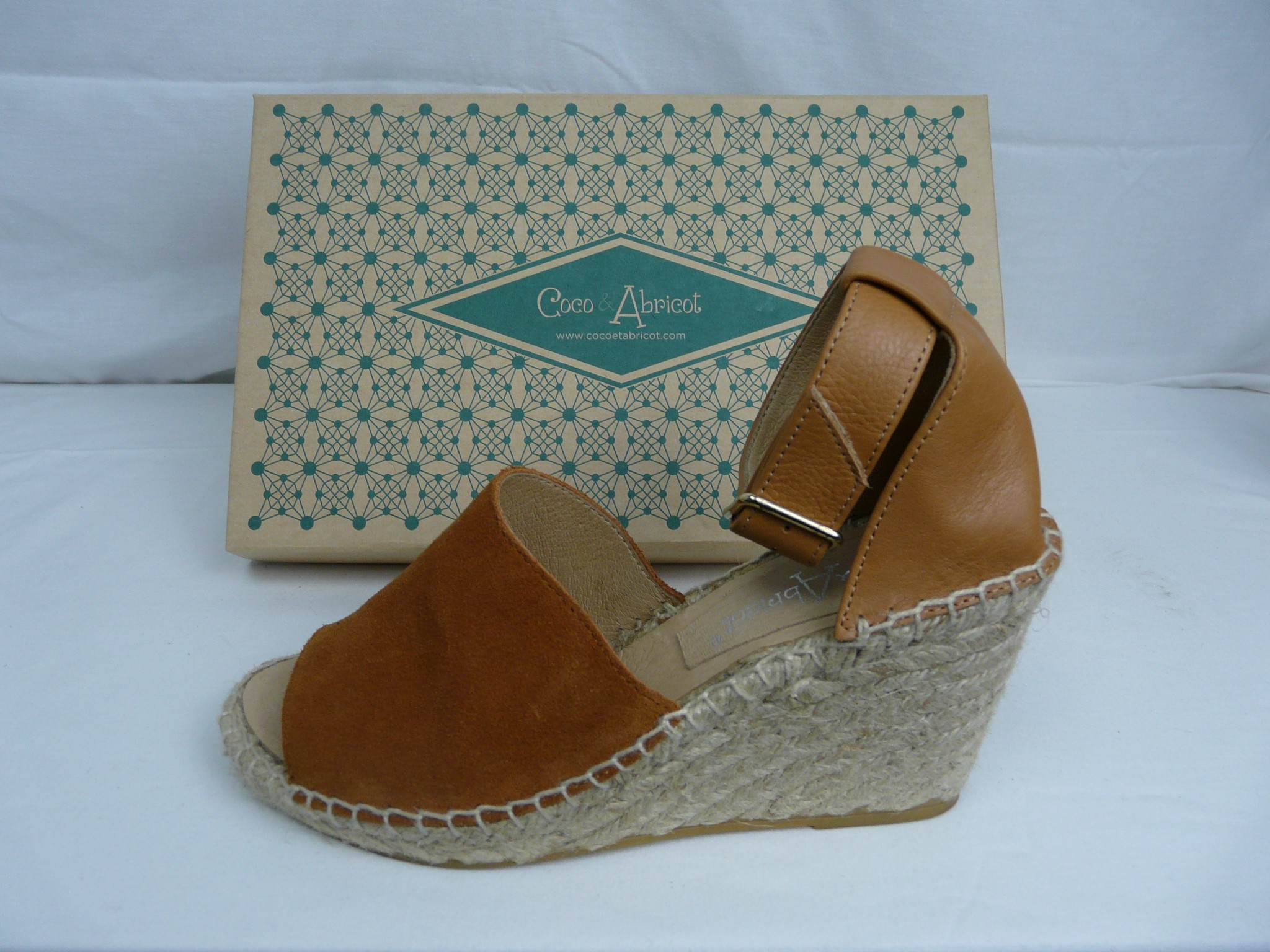 C39 - Espadrilles à talons compensés - Coco & Abricot - Pointure 37 Très bon état - Vue 5 - 