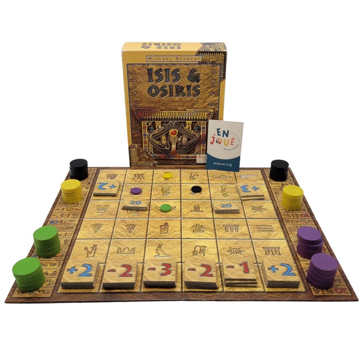 Jeu de stratégie - Isis & Osiris - Asmodée - À partir de 7 ans. Bon état - Vue 2 - 